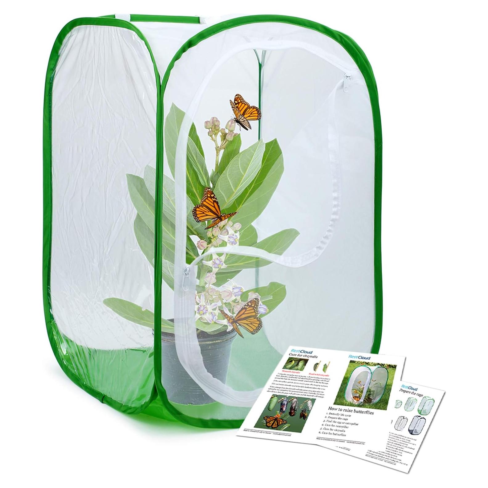 Jaula para Mariposas Restcloud 39.9x39.9x60cm Profesional
