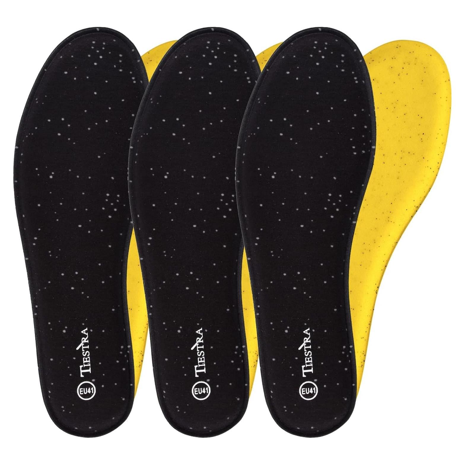 3 Pares de Plantillas de Espuma de Memoria TIESTRA para Mujeres