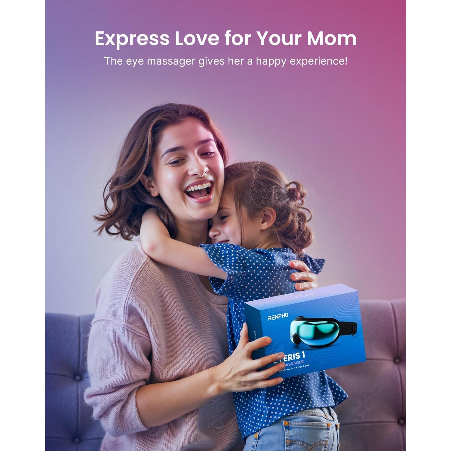 Masajeador de Ojos RENPHO EM001 con Calor y Bluetooth