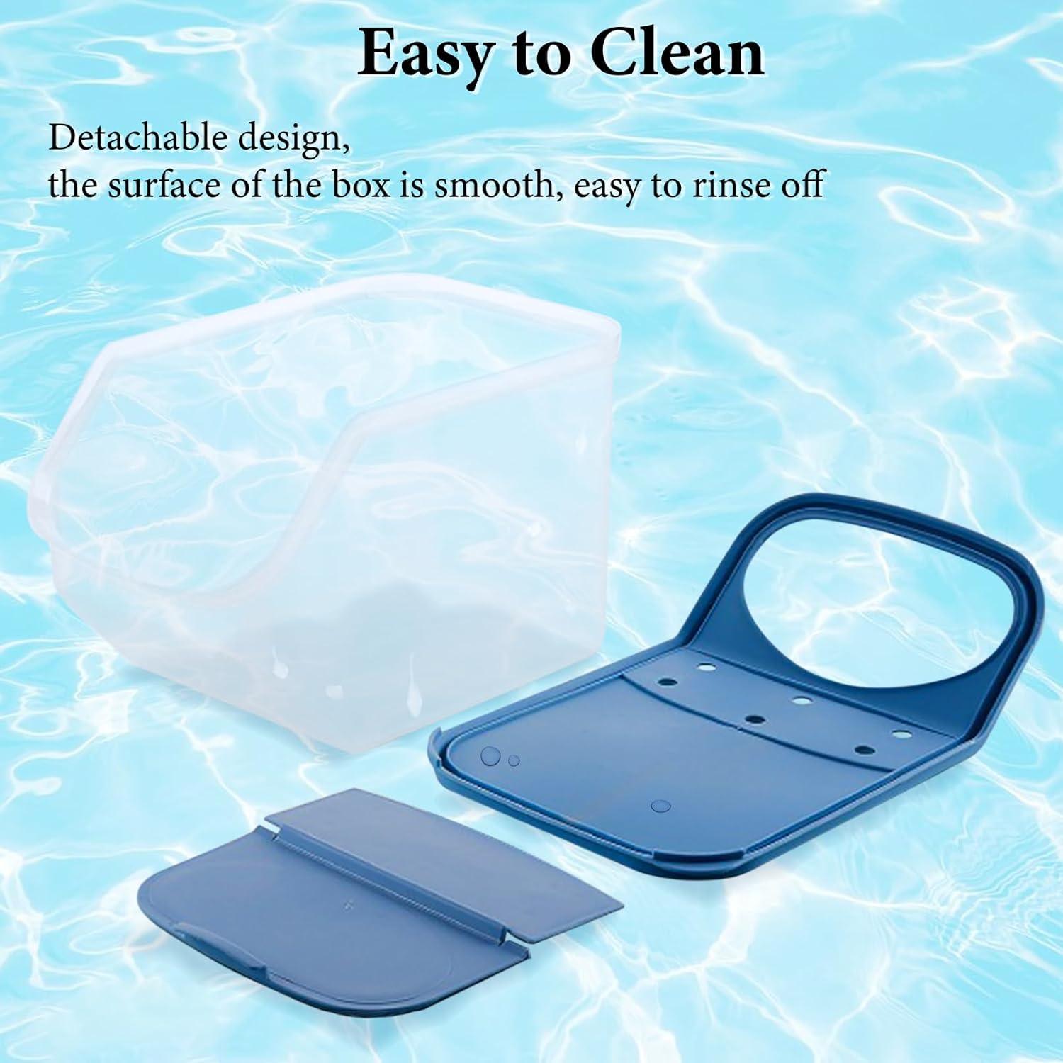 Contenedor de Baño de Arena para Chinchilla Grande BNOSDM Azul