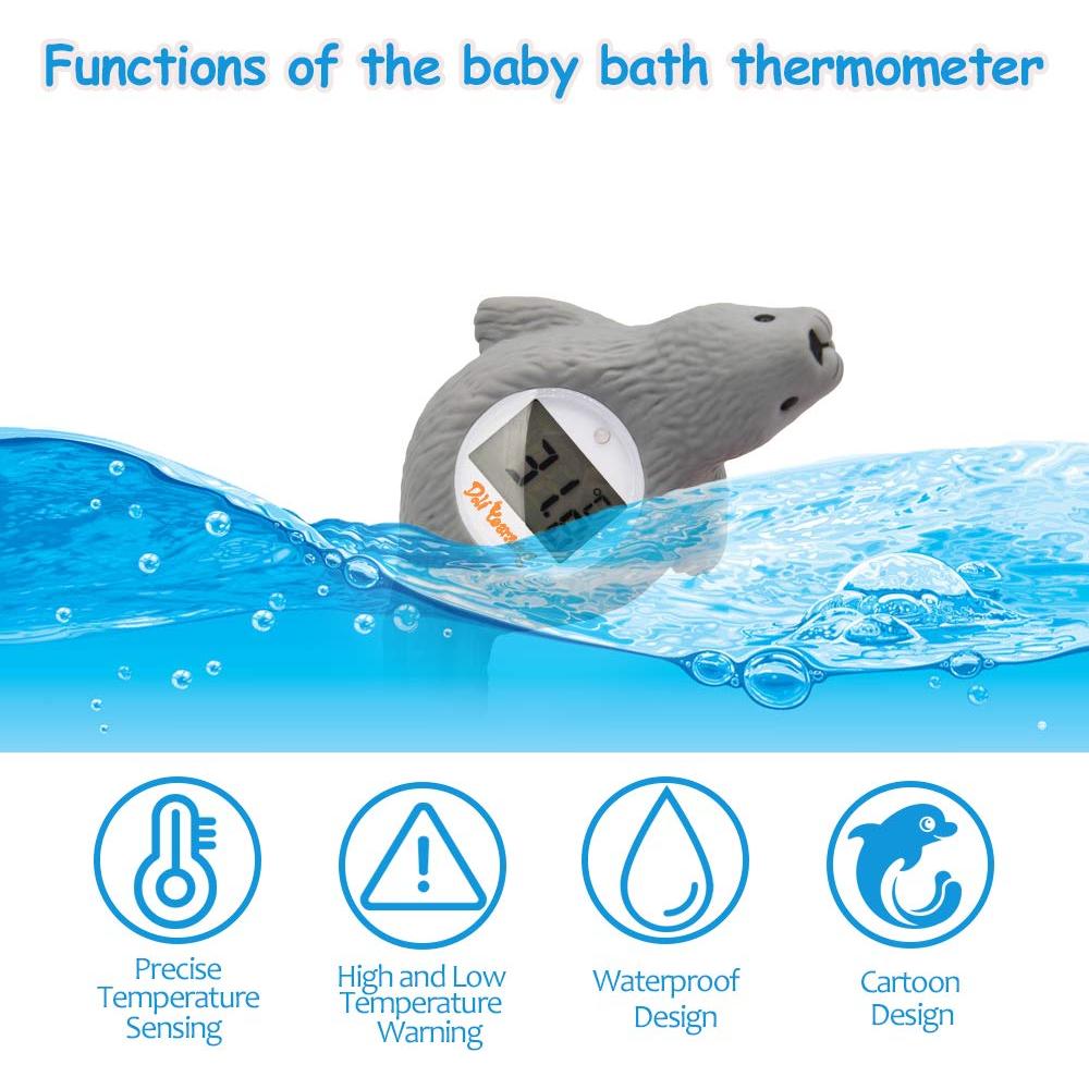 Termómetro Digital de Baño Doli Yearning LCD Seguro para Bebés