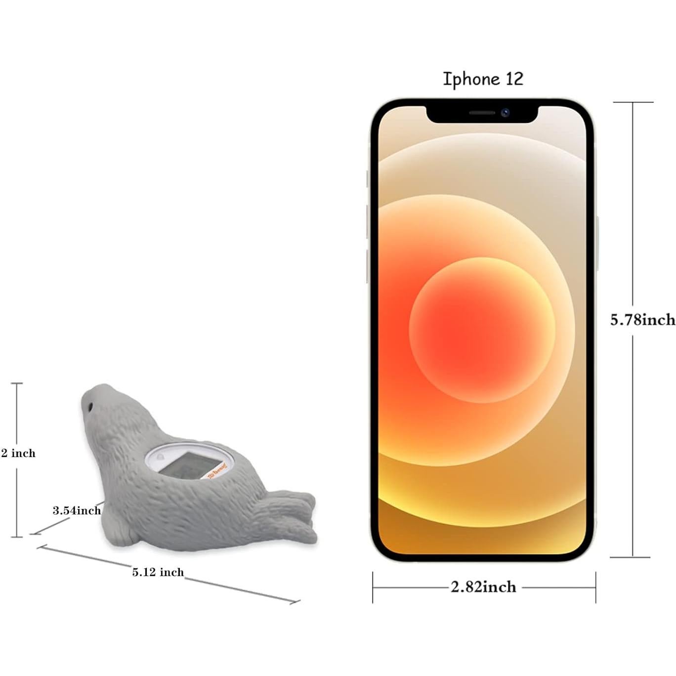 Termómetro Digital de Baño Doli Yearning LCD Seguro para Bebés