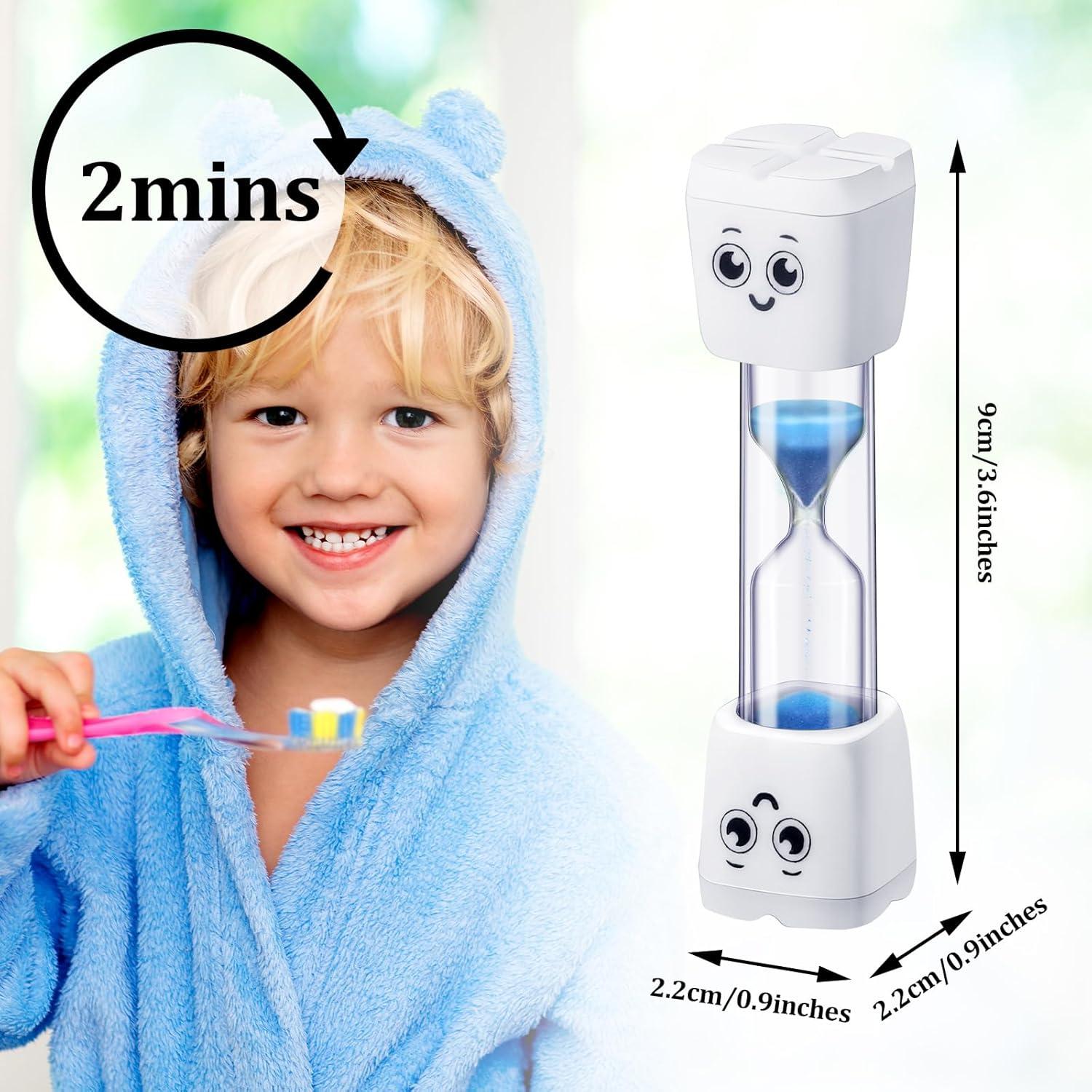 Temporizador de Arena Weewooday 4 Piezas 2 Minutos Niños