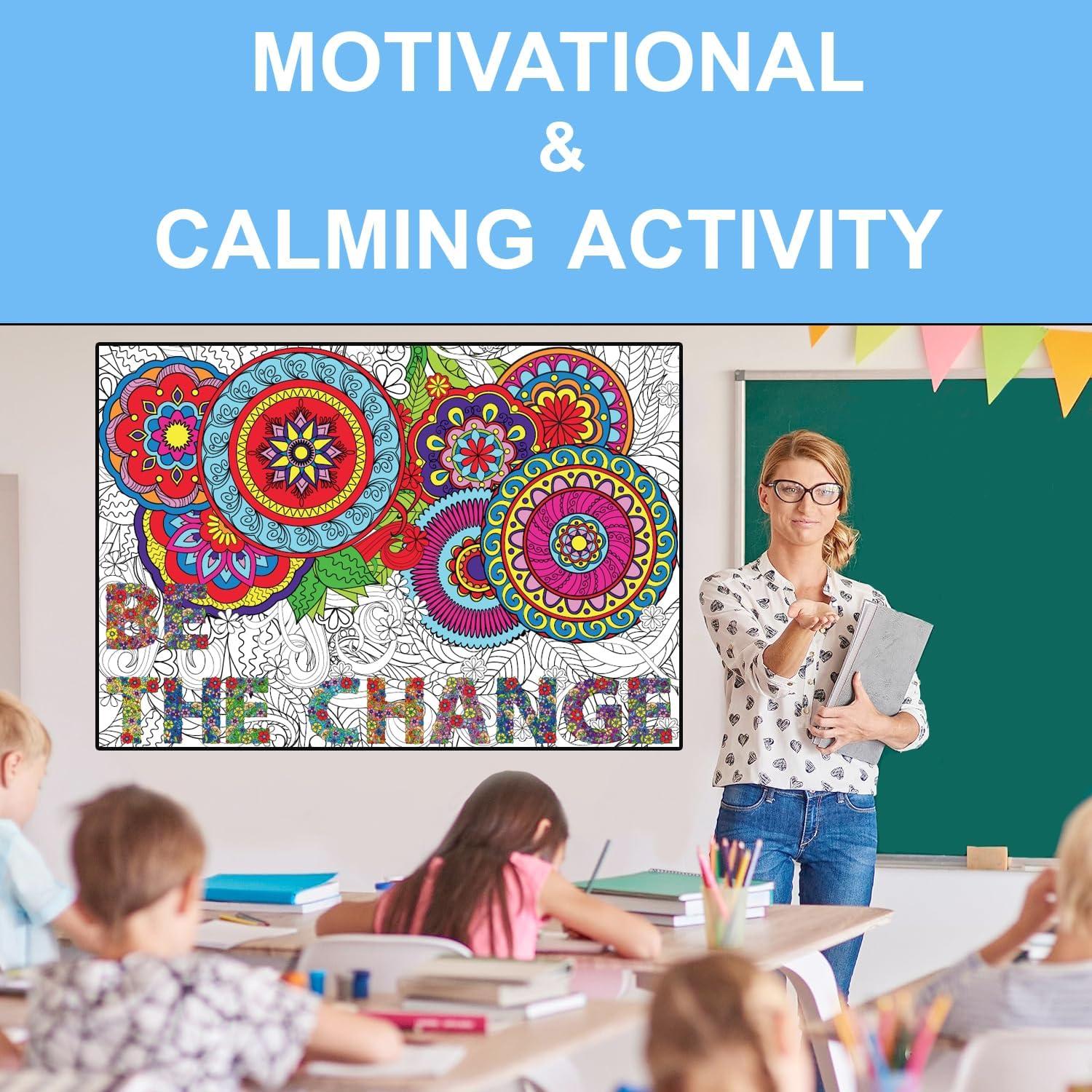 Póster Gigante para Colorear ALNETI - Jumbo 98.1x67.8 cm