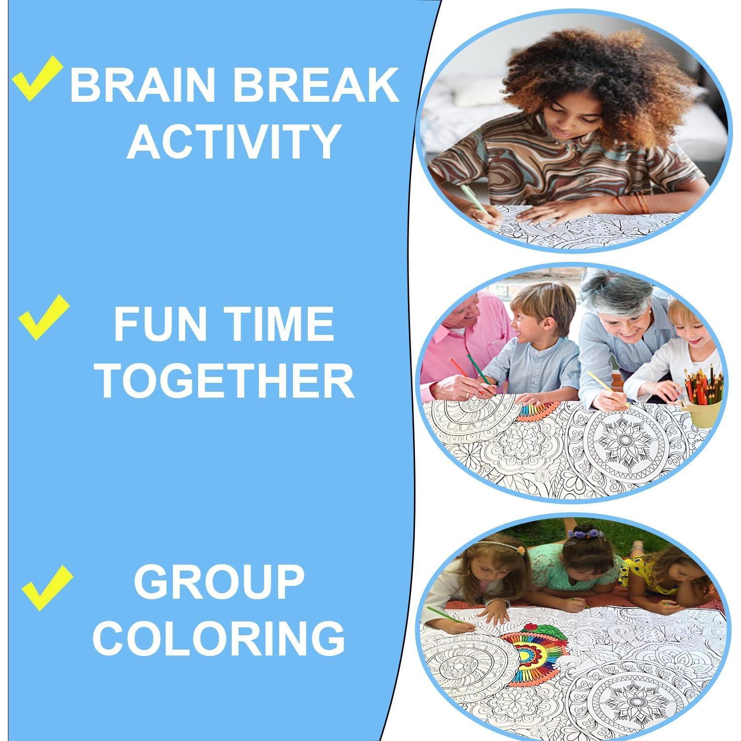 Póster Gigante para Colorear ALNETI - Jumbo 98.1x67.8 cm