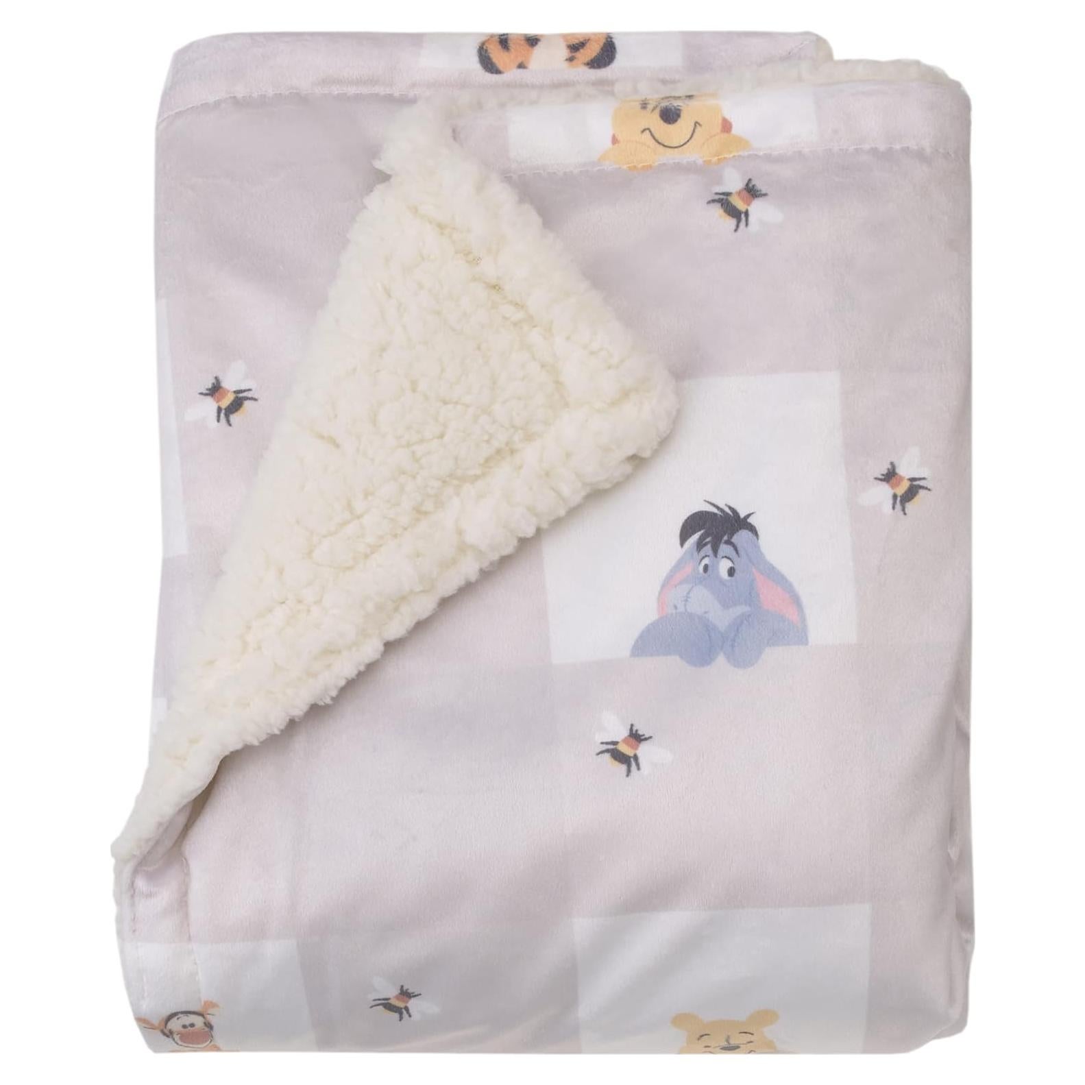 Manta de Bebé Sherpa Suave NoJo Winnie the Pooh 76x102cm