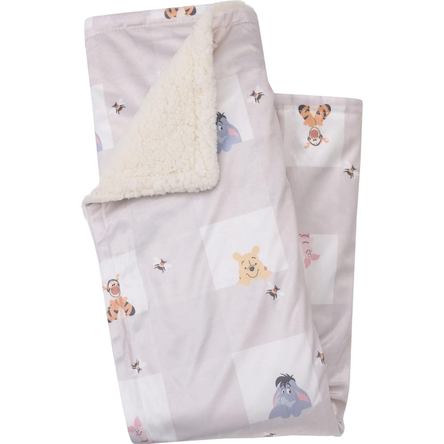 Manta de Bebé Sherpa Suave NoJo Winnie the Pooh 76x102cm