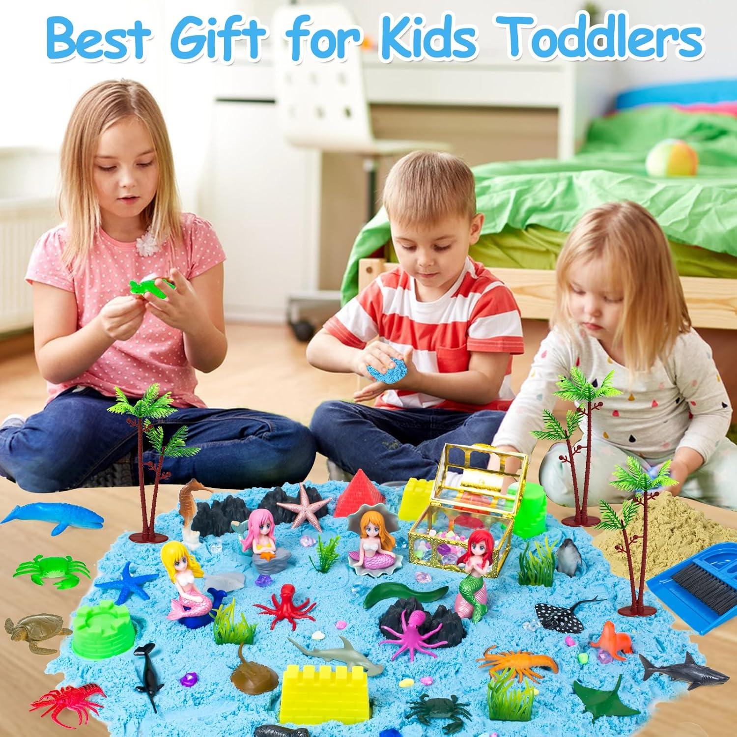 Kit de Arena Sensorial Oceánica Bloolilies 57 Piezas Juguete