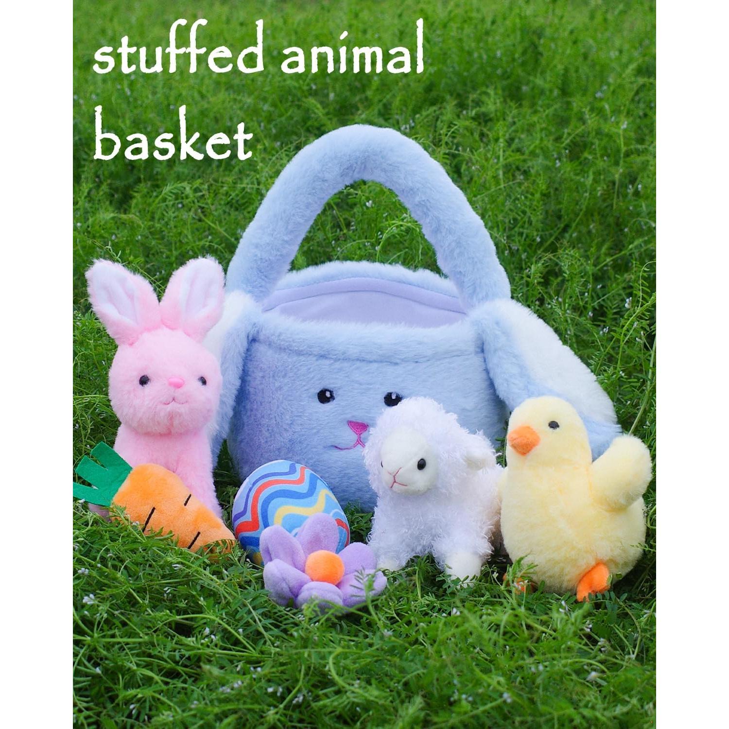 Juego de 7 Animales de Peluche Vposyako - Conejo, Pollito, Cordero y Más