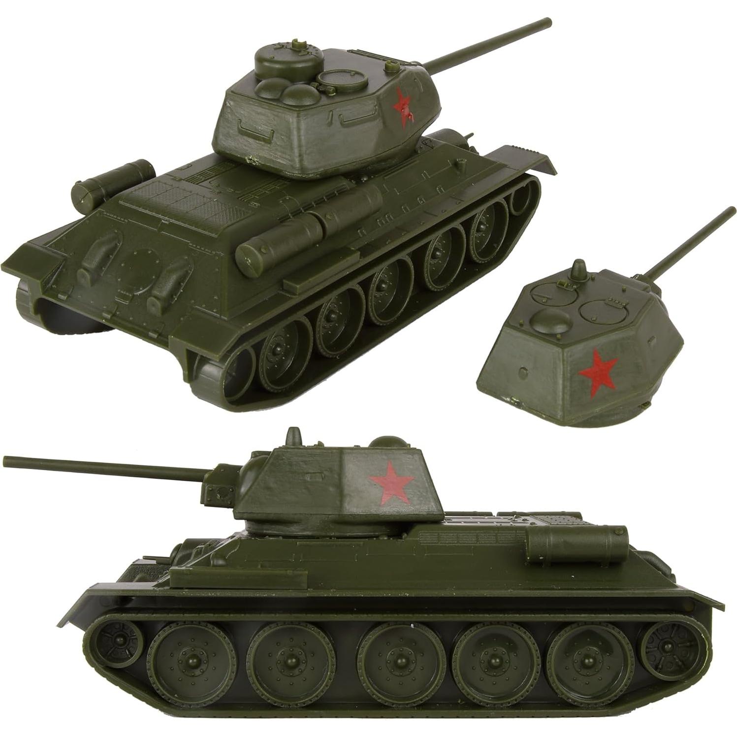 Tanque Soviético T-34 BMC Toys 1:40 Verde Oliva