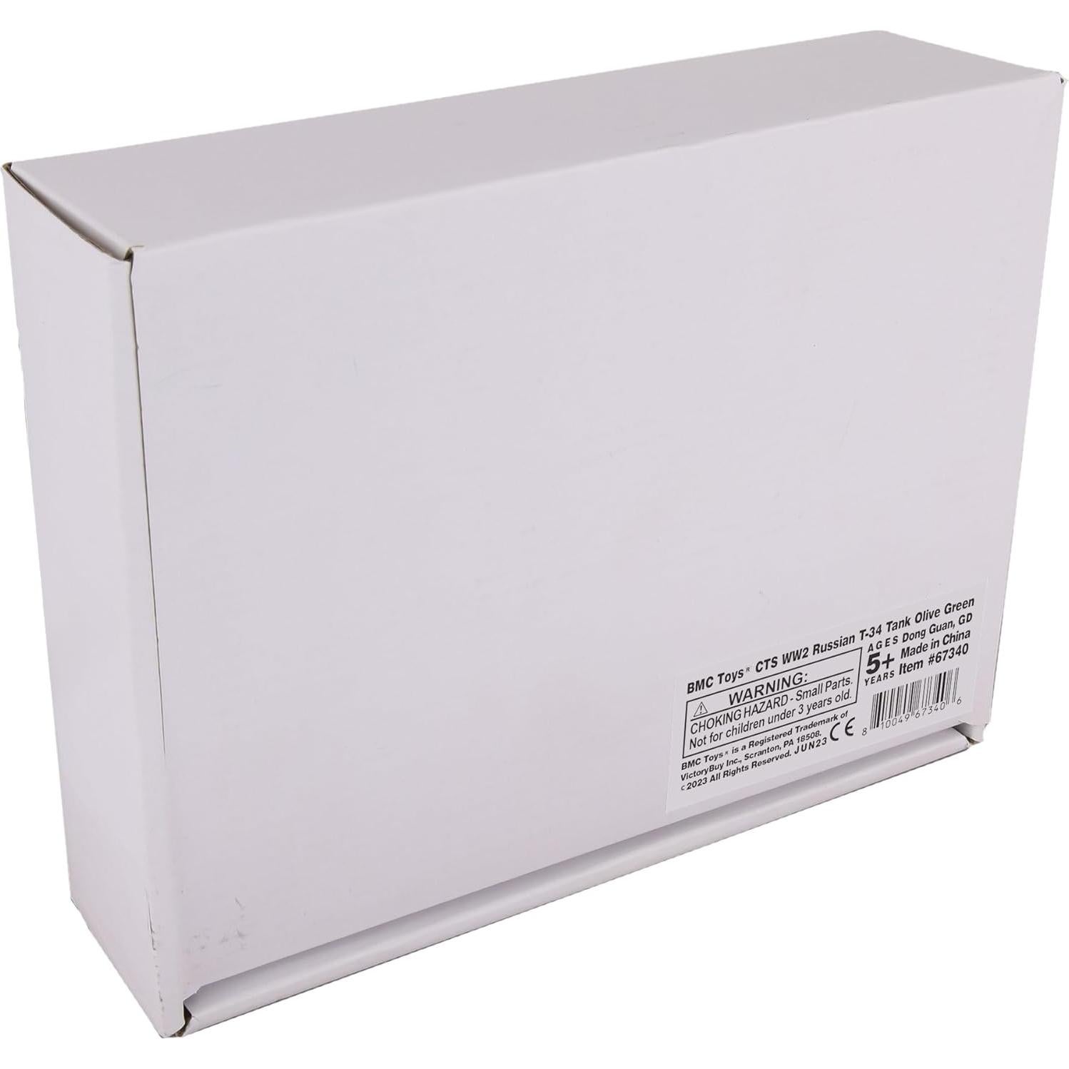 Tanque Soviético T-34 BMC Toys 1:40 Verde Oliva