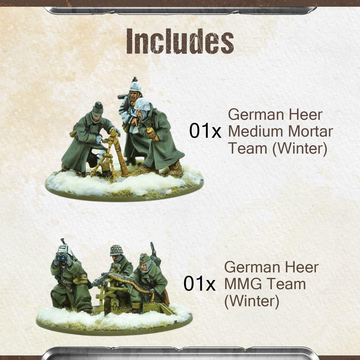 Miniaturas Bolt Action Warlord Games Ejército Alemán Invierno 28mm