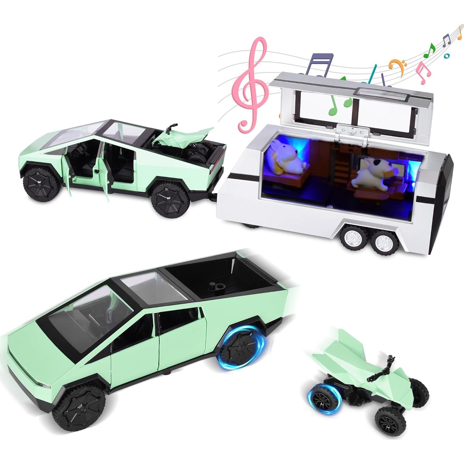 Conjunto de Juguete Camioneta 3-en-1 Shantou Huixiang Verde