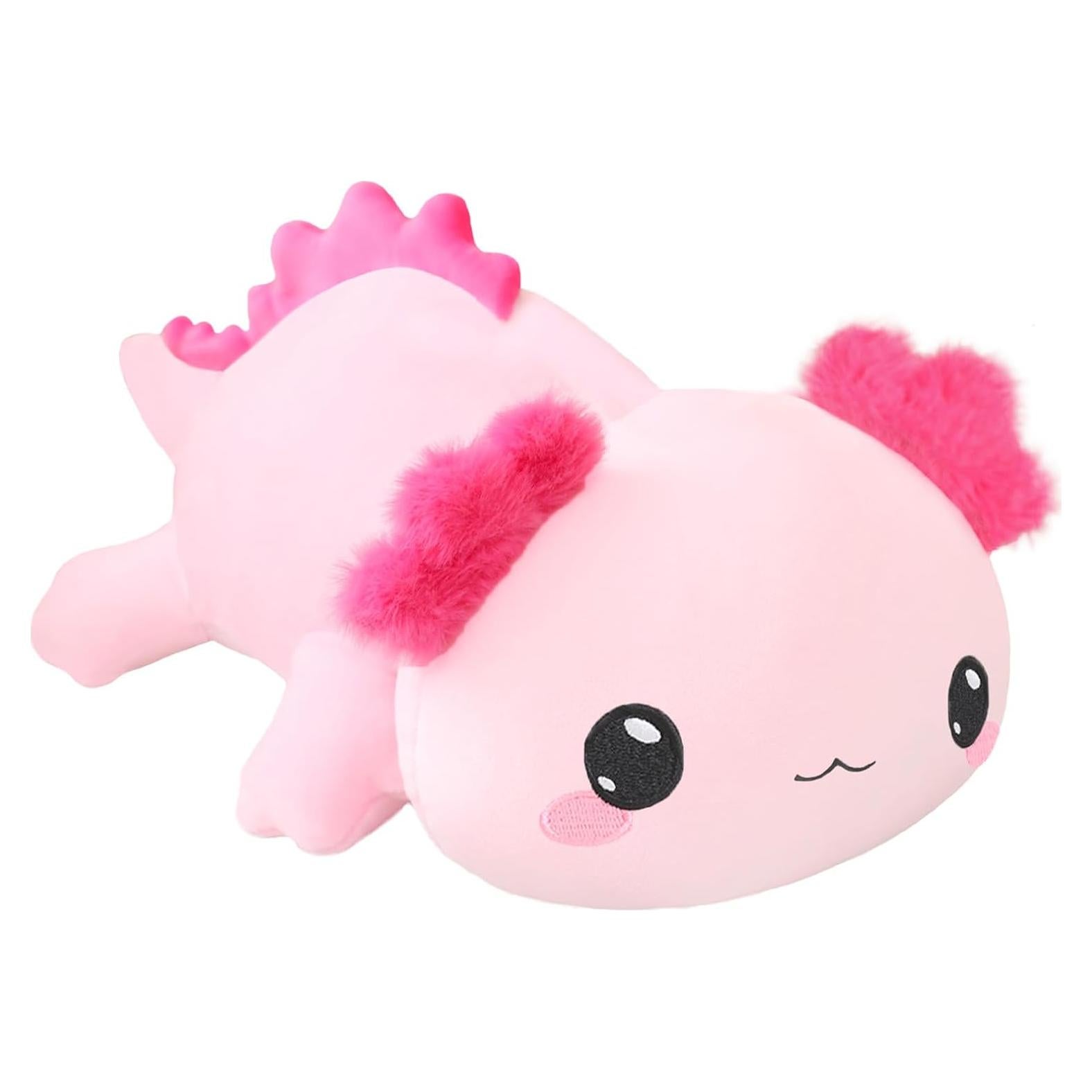 Axolote de Peluche con Peso SQEQE 25 cm Rosa Suave