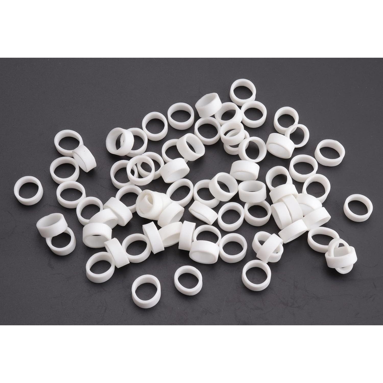 200 Bridas de Silicona Ruwado 12 mm para Organización de Cables