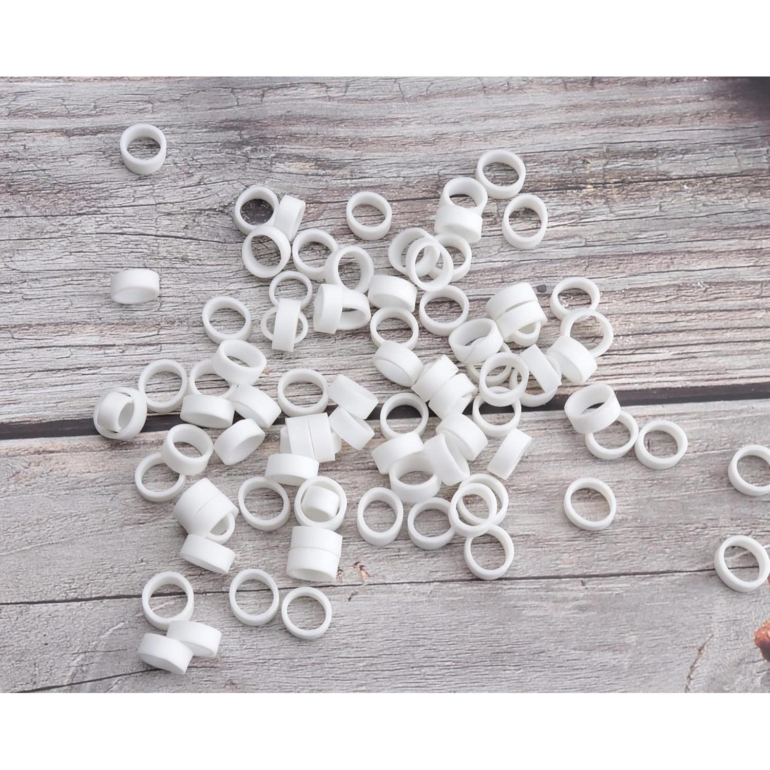 200 Bridas de Silicona Ruwado 12 mm para Organización de Cables