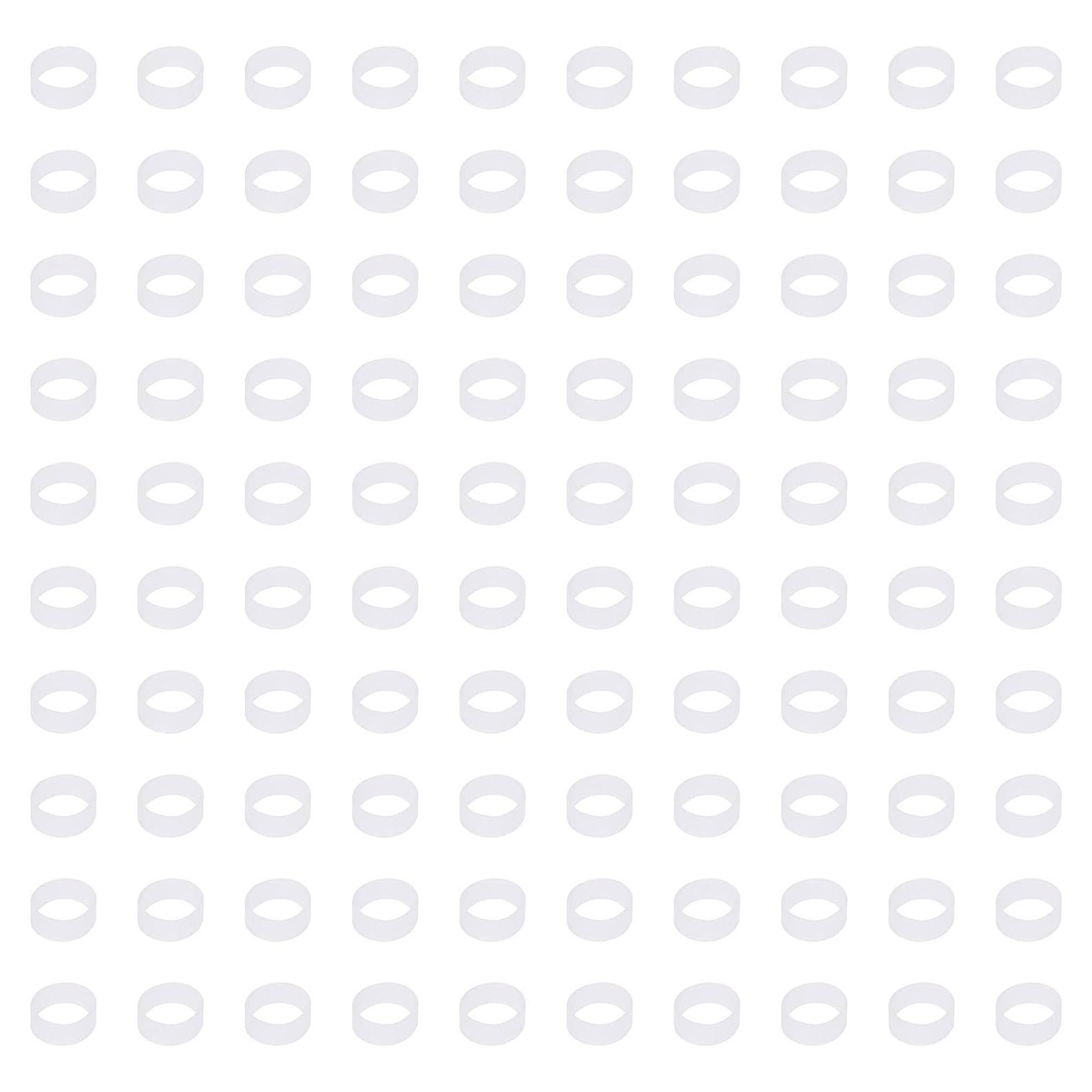 200 Bridas de Silicona Ruwado 12 mm para Organización de Cables