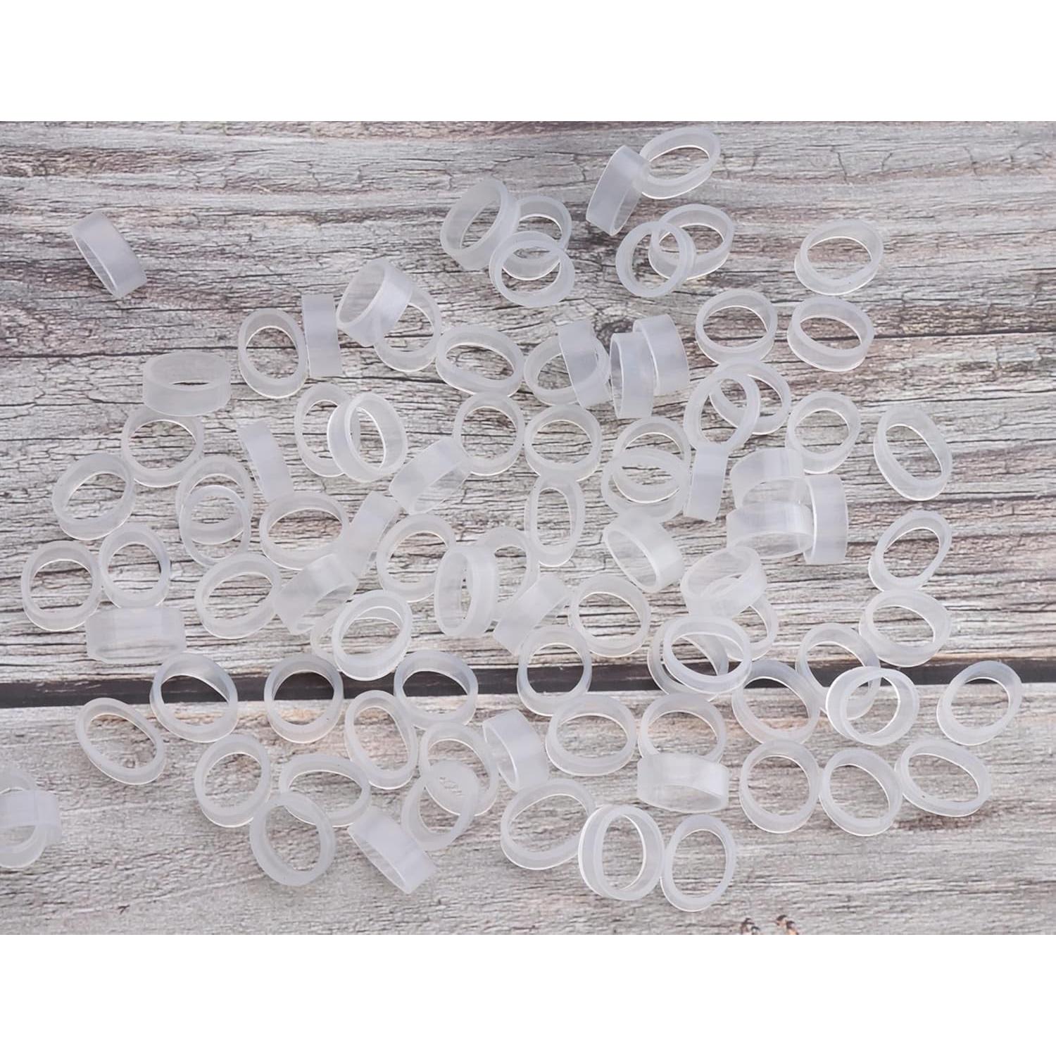 200 Bridas de Silicona Ruwado 12 mm para Organización de Cables