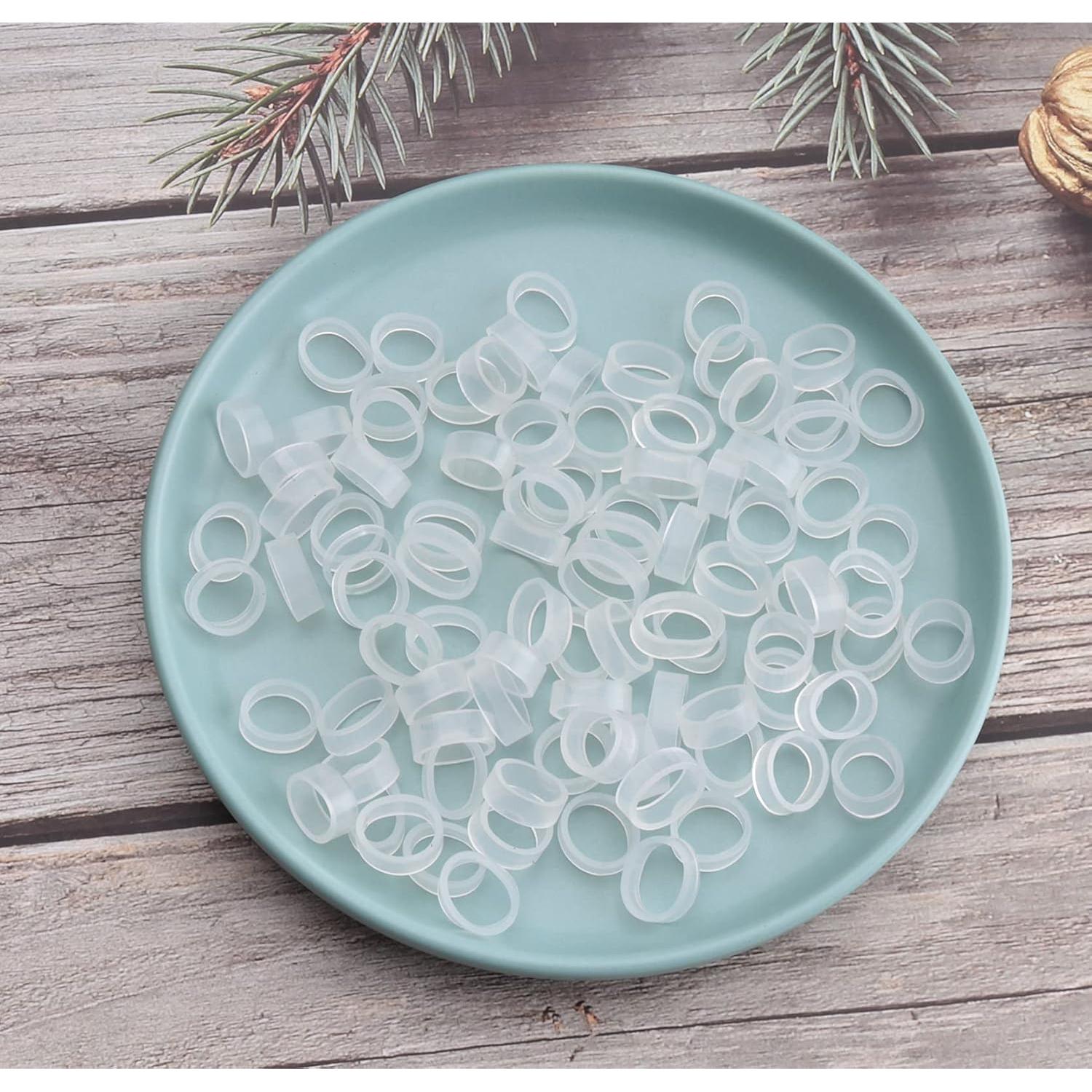 200 Bridas de Silicona Ruwado 12 mm para Organización de Cables