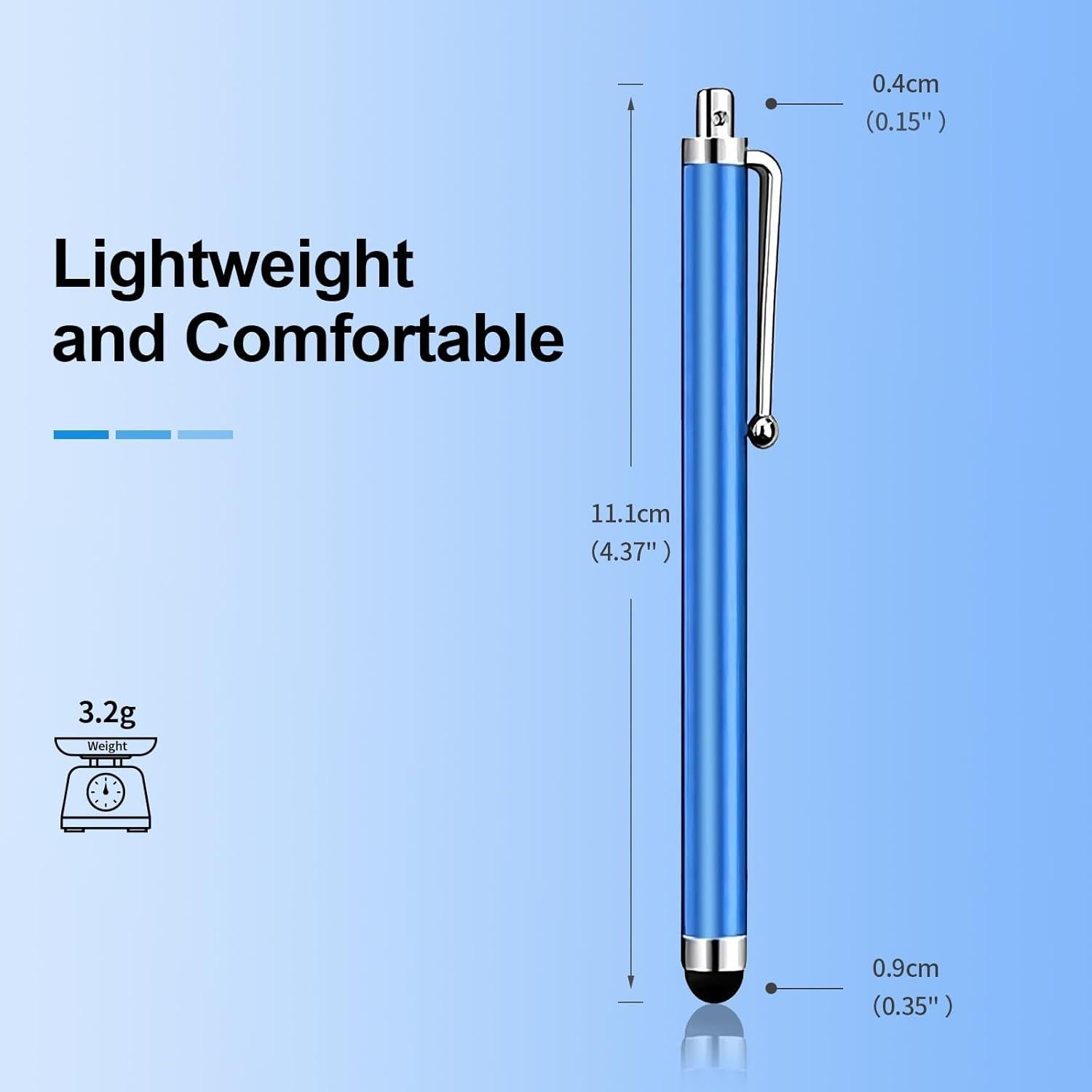 Paquete de 10 Bolígrafos Stylus YITIAOXIAOYU Alta Precisión