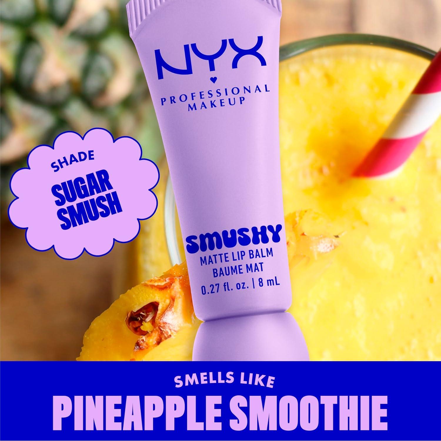 Bálsamo Labial Matte Smushy NYX 9.92g - Hidratante Tintado