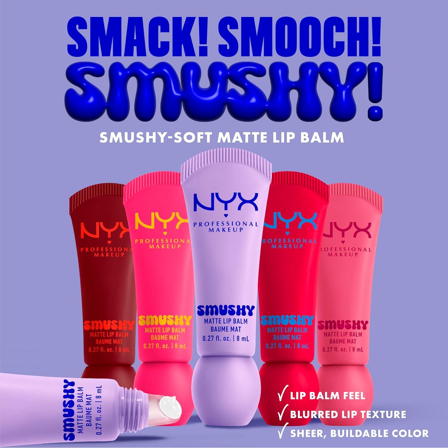 Bálsamo Labial Matte Smushy NYX 9.92g - Hidratante Tintado