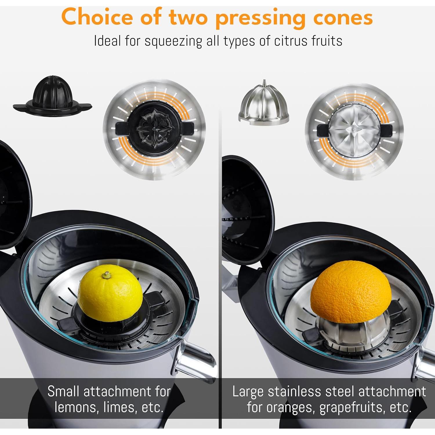 Exprimidor eléctrico de cítricos LEBENLANG LBC388 200W