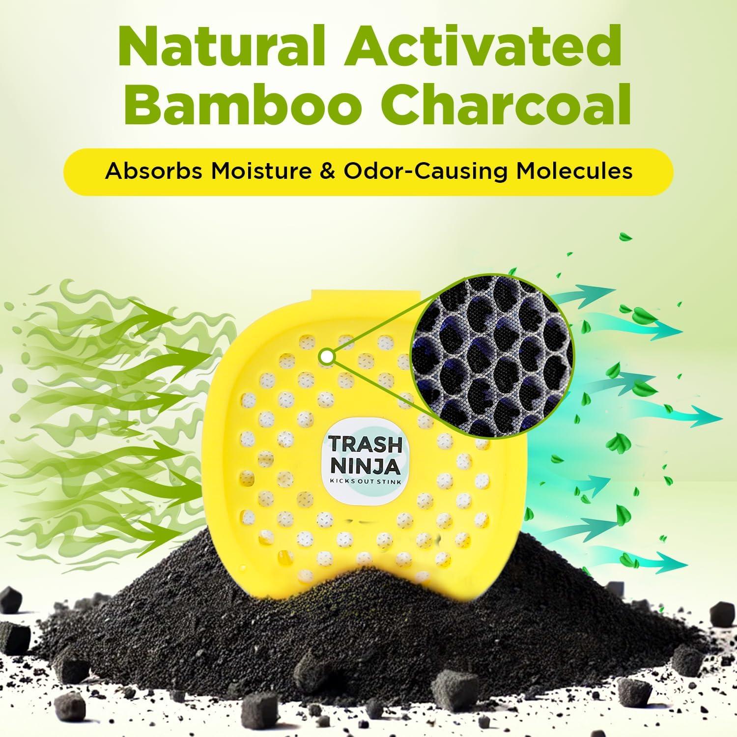 Ambientador de Cubo de Basura Trash Ninja - Cítricos, 2 Unidades