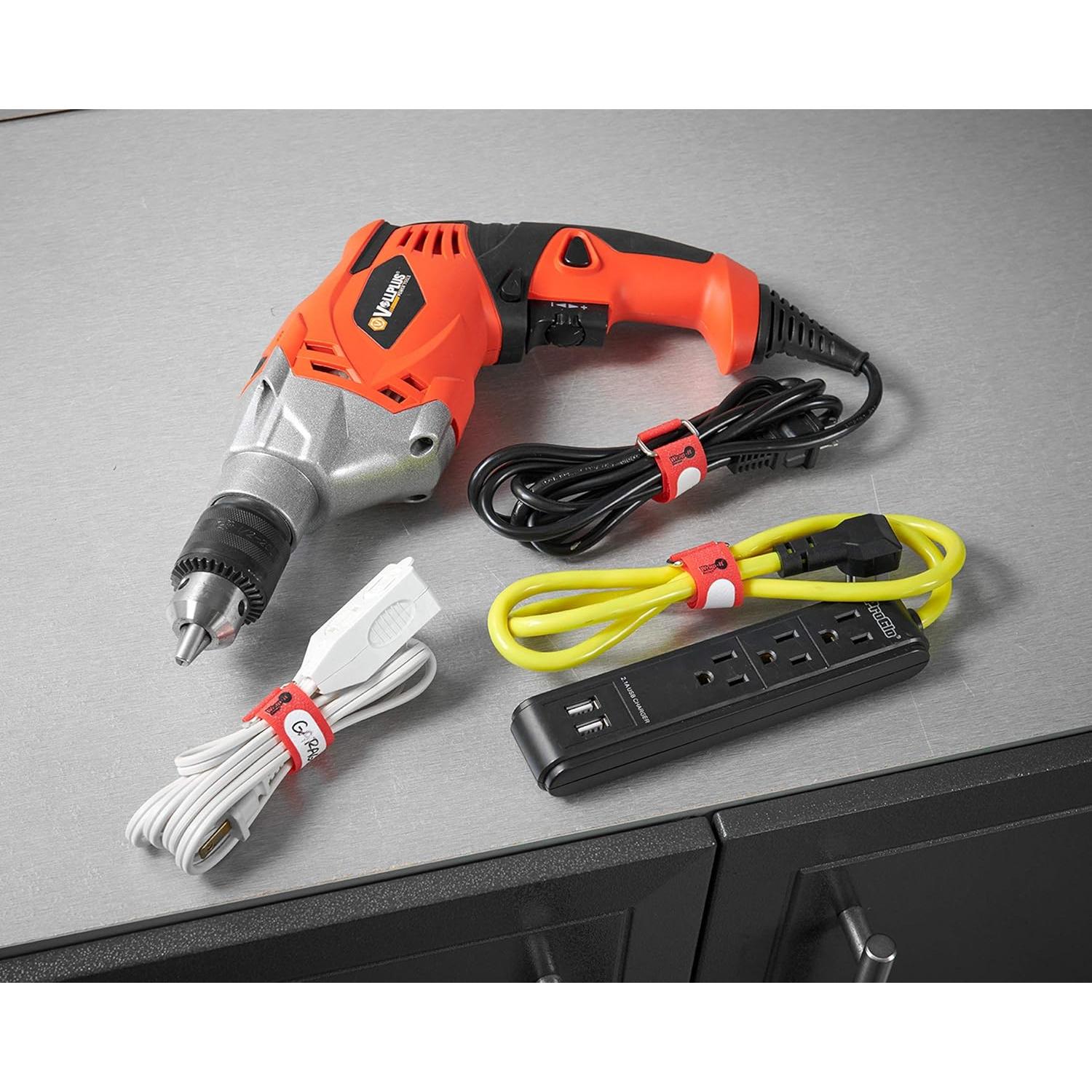 Cintas de Cierre Wrap-It 12.7 cm Negro Paquete de 20