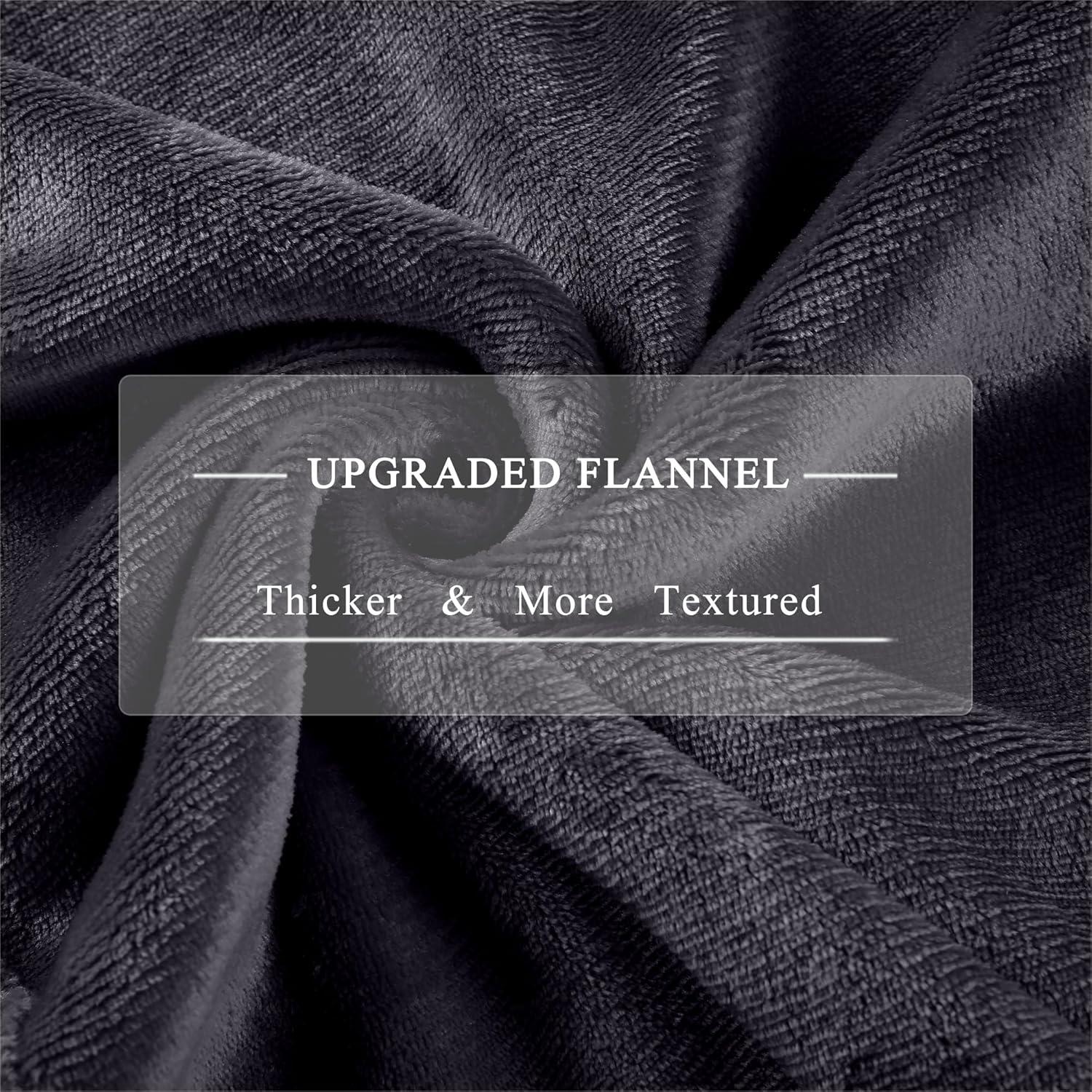 Manta Eléctrica Queen COZYTY 213x229 cm Franela Gris