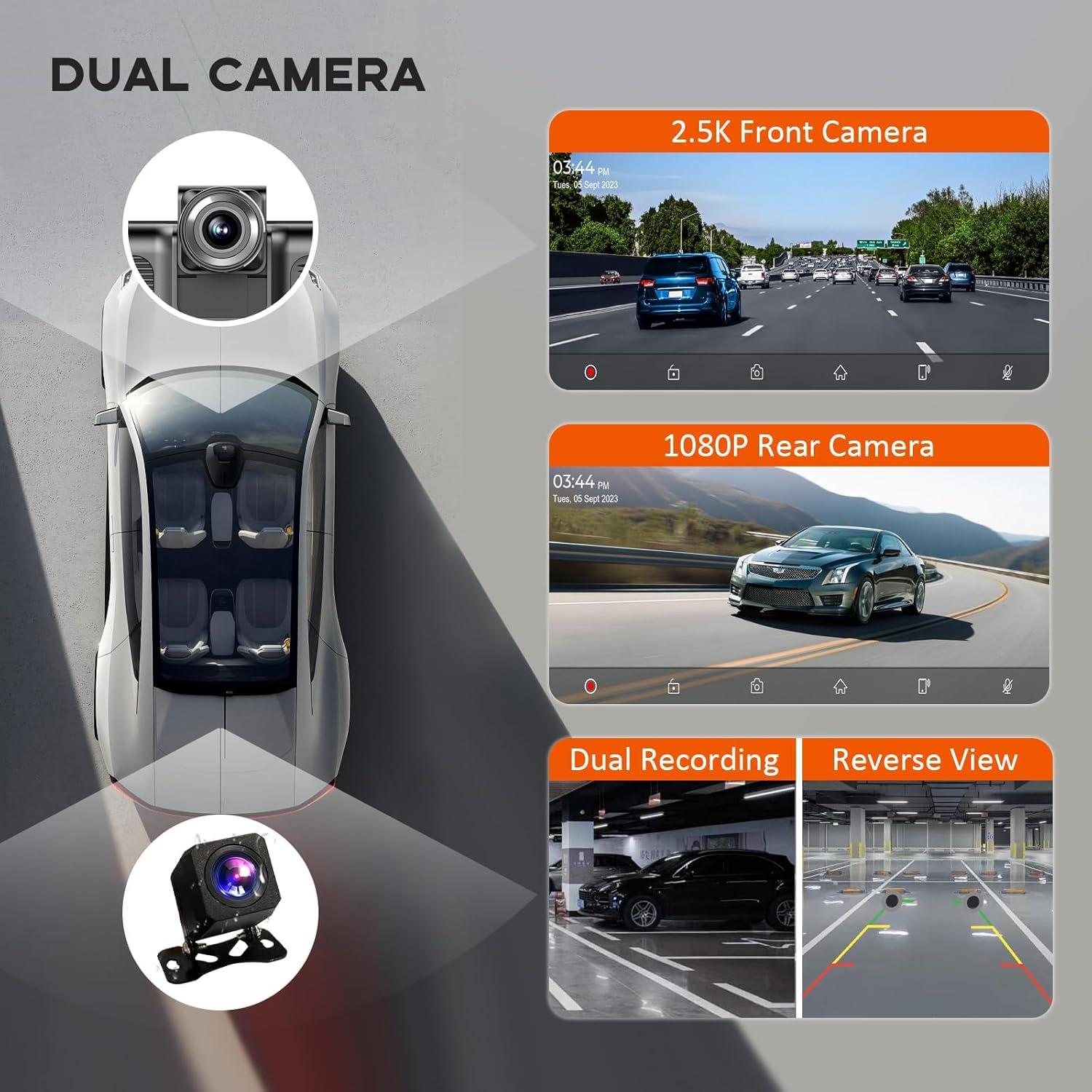 Pantalla 10.26" Wireless CarPlay M CARKUMI con Cámara 2.5K