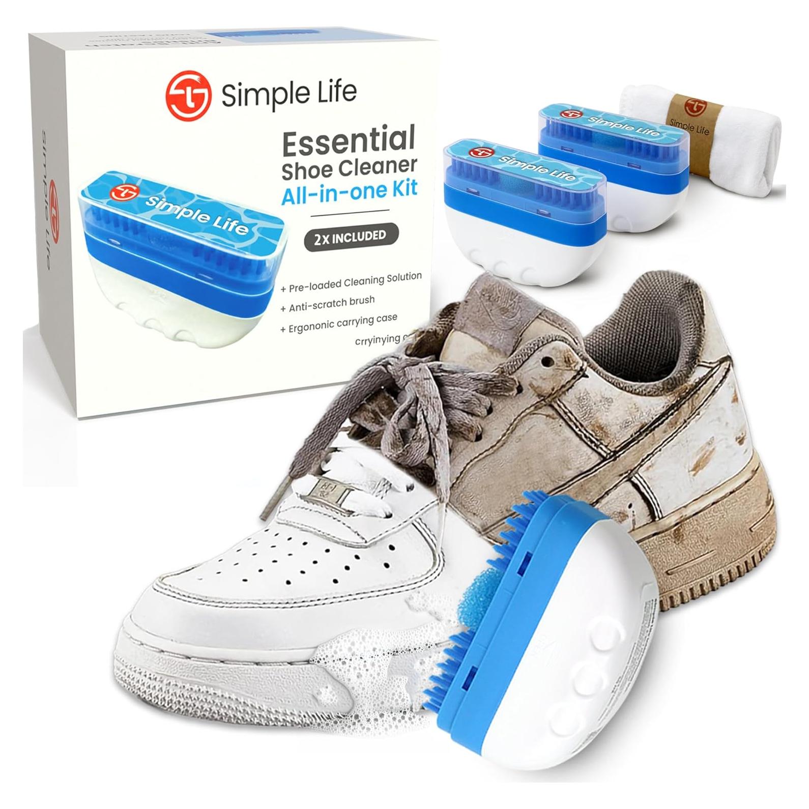 Kit Limpiador de Zapatillas 3 en 1 Simple Life - Viaje