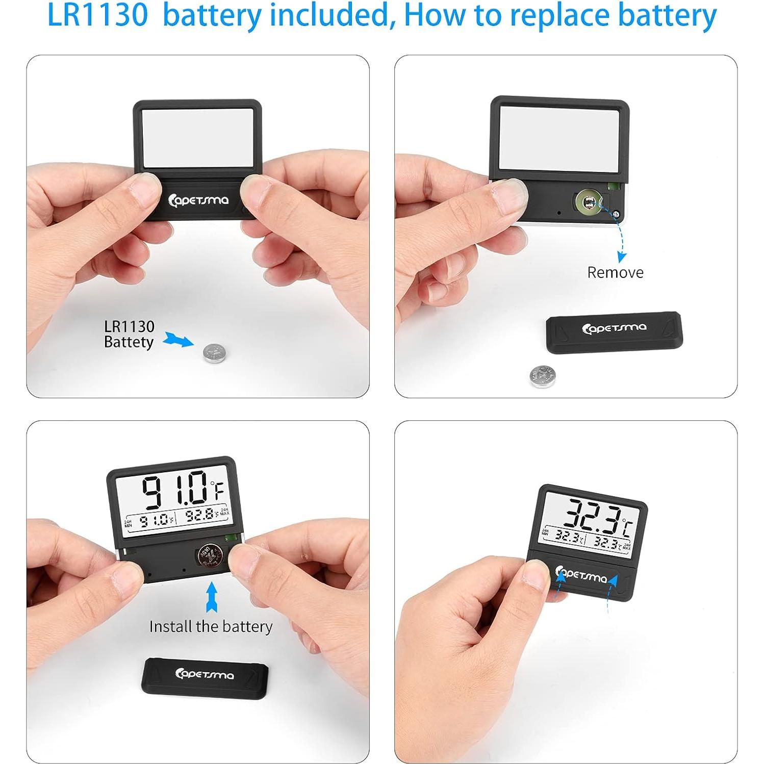 Termómetro Digital para Acuario Capetsma CA-03 LCD 3" Preciso