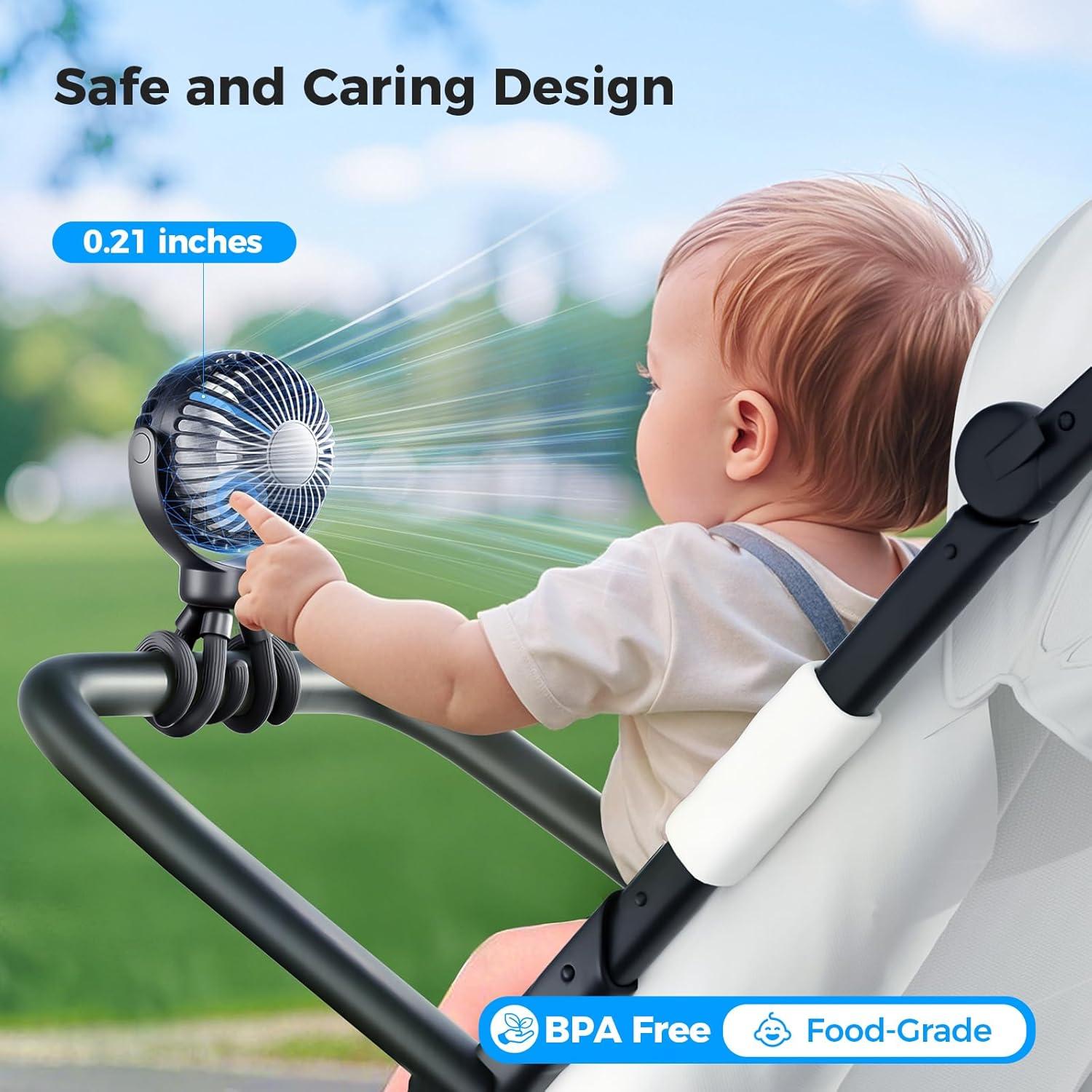 Ventilador Mini Plegable VETIFINAL S29 3 Velocidades Portátil