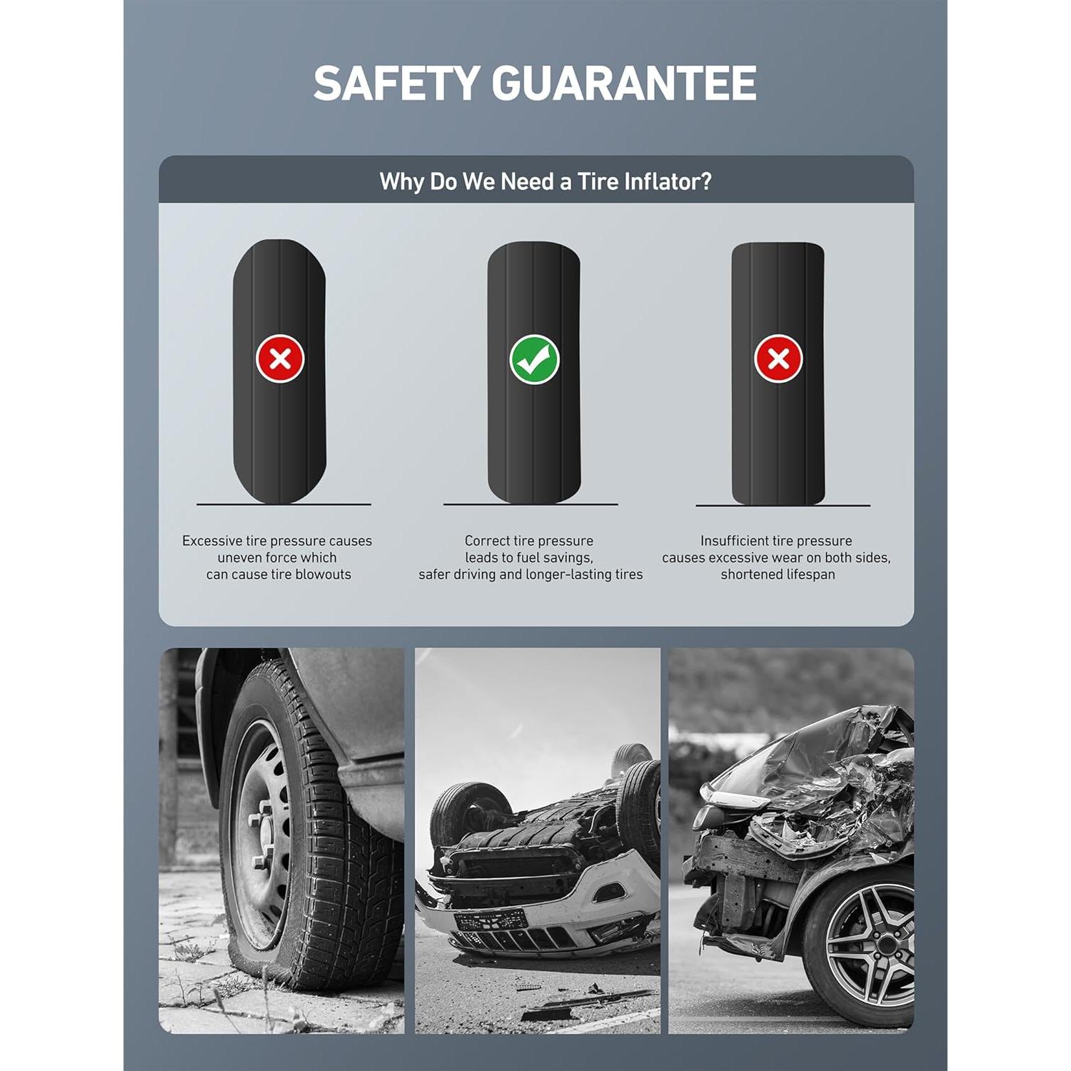 Medidor Digital de Presión de Neumáticos AstroAI 250 PSI