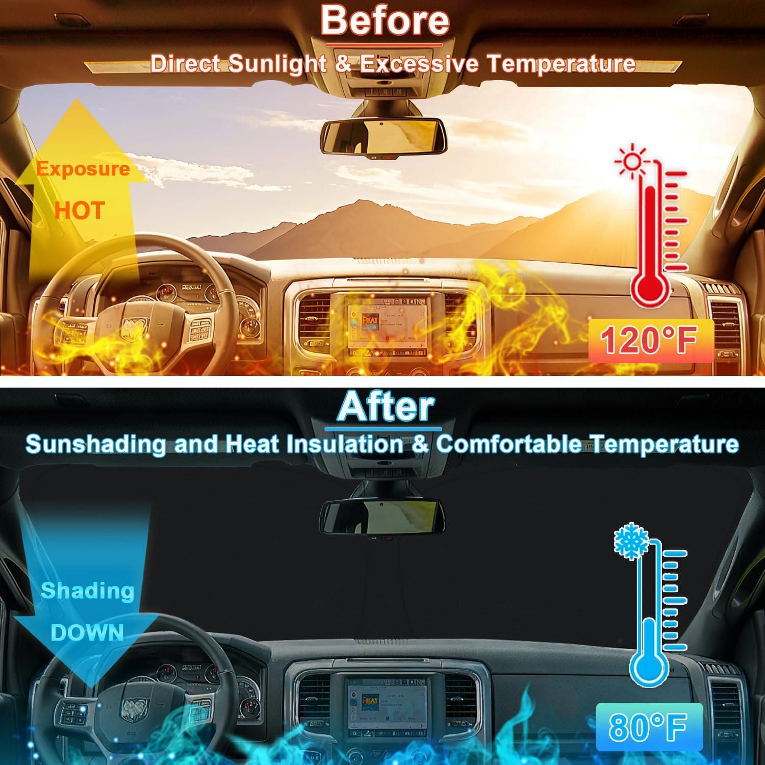 Protector Solar Parabrisas PIMCAR Dodge Ram 1500 2009-2018