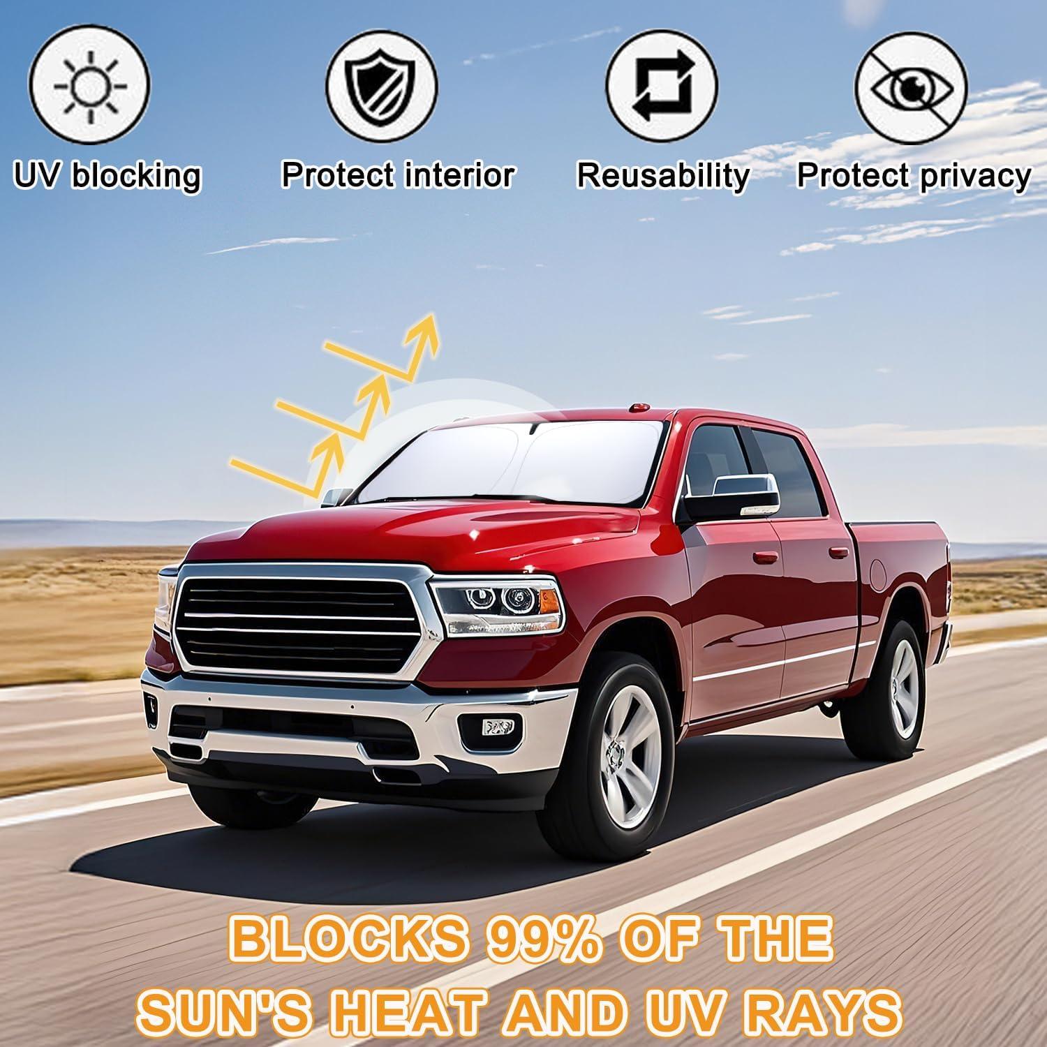 Protector Solar Parabrisas PIMCAR Dodge Ram 1500 2009-2018