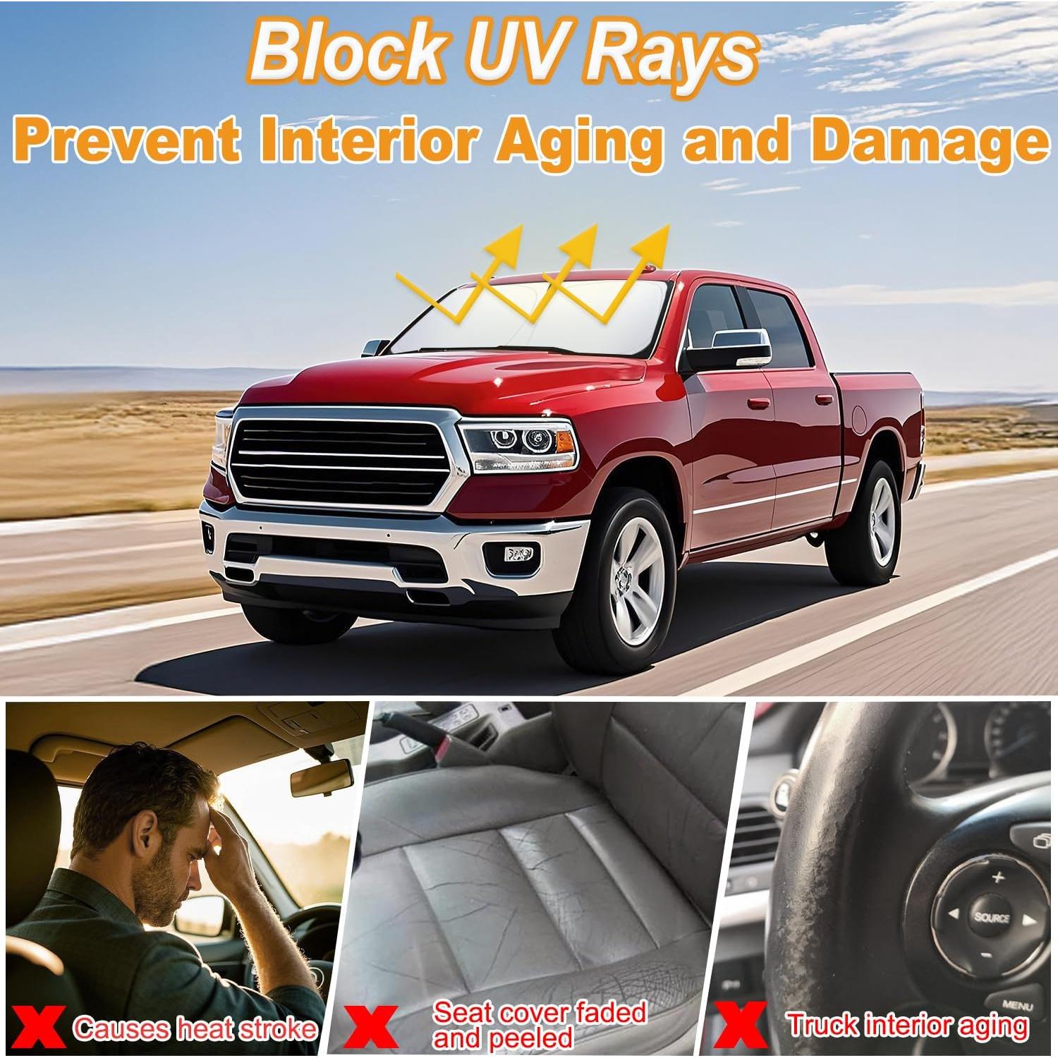 Protector Solar Parabrisas PIMCAR Dodge Ram 1500 2009-2018
