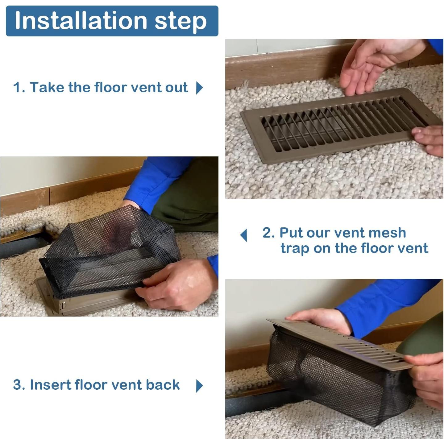 Trampa de Malla para Registro de Piso YANWEN 4x10" - 6 Paquetes