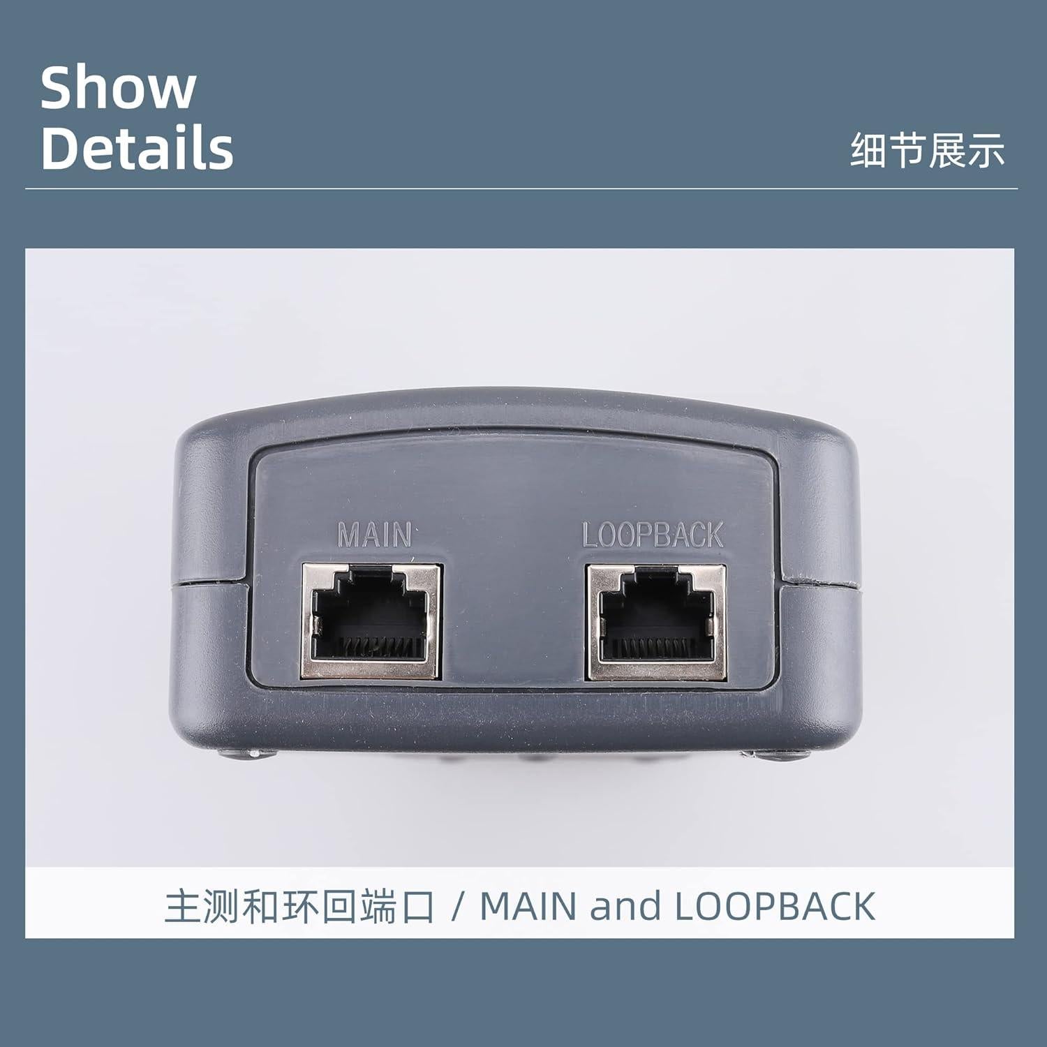 Probador de Cable Ethernet LAN FC-6S Multifuncional 1 pieza