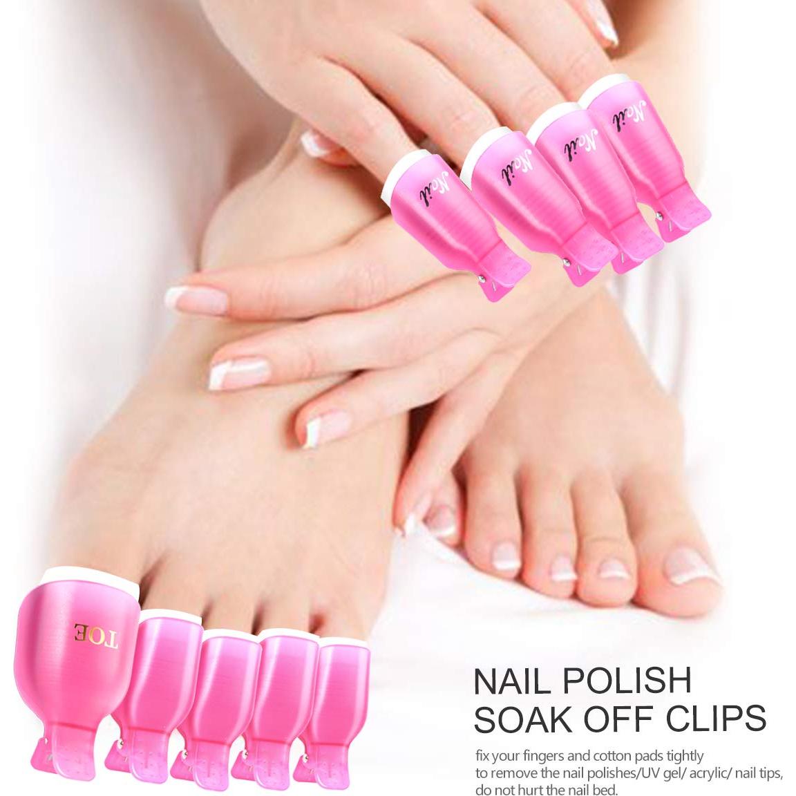 Kit de Herramientas para Quitar Esmalte Teenitor Rosa