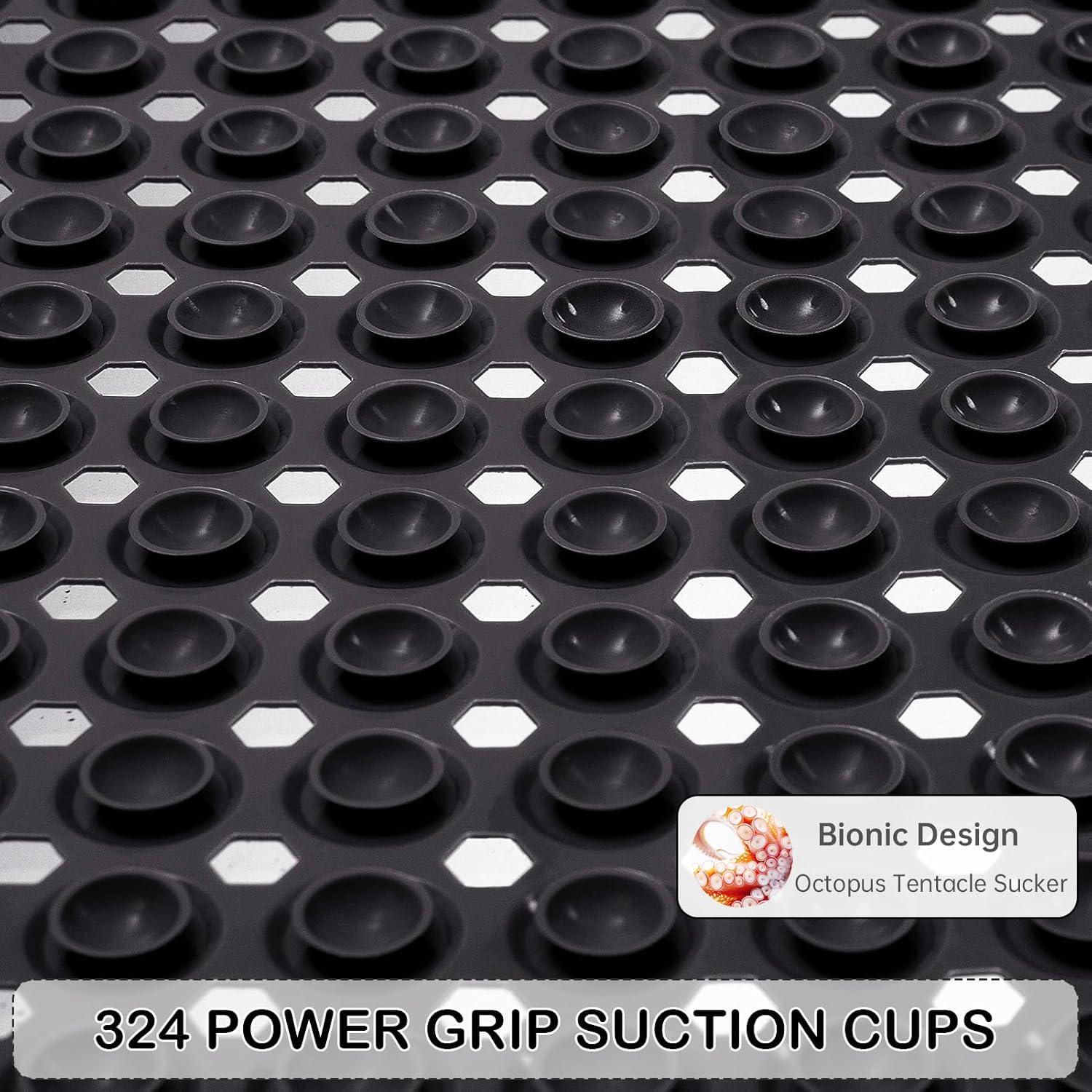 Alfombrilla Antideslizante Linoows 88.9 x 41.4 cm Negra