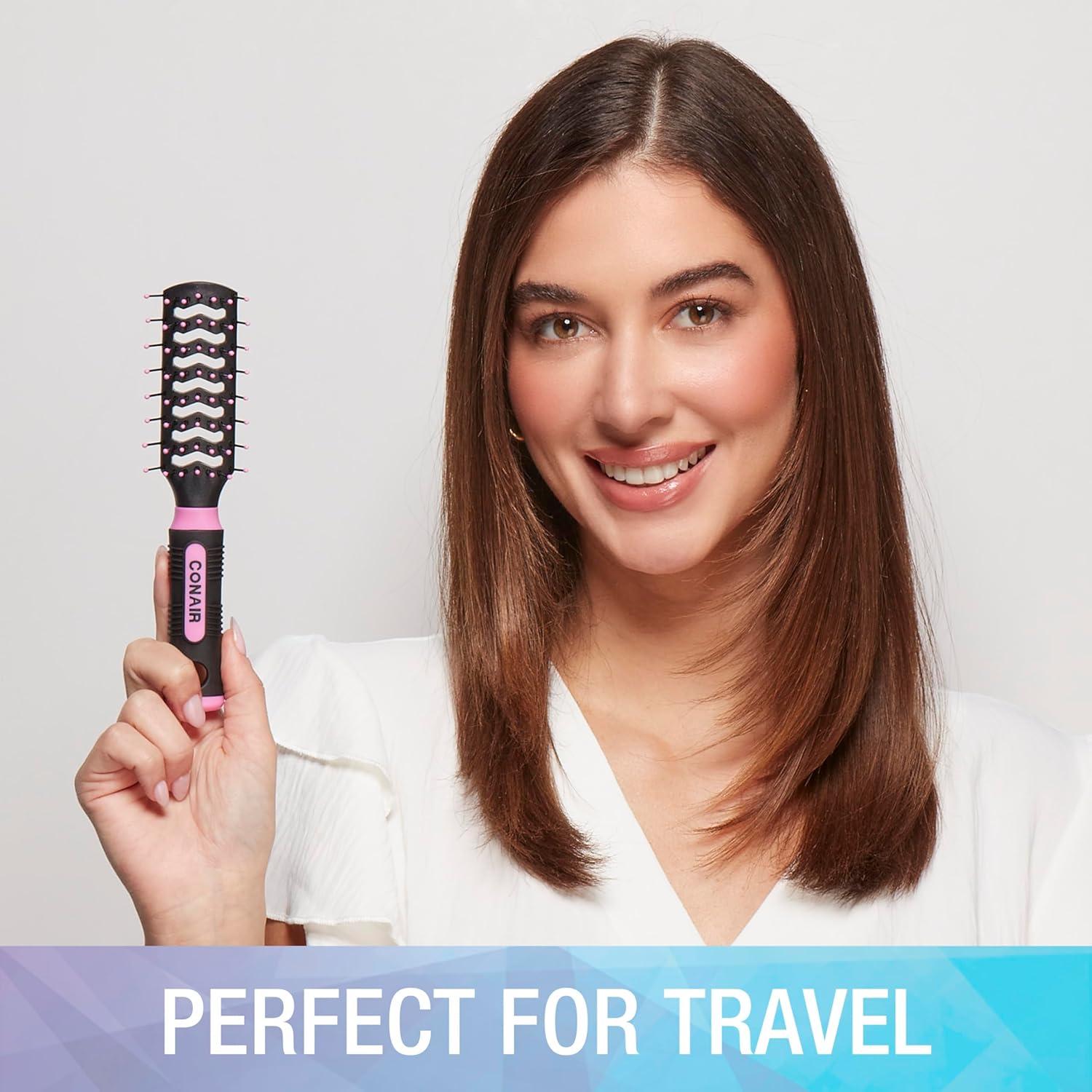 Set de Cepillos Ventilados Conair - 2 Piezas Rosa/Negro