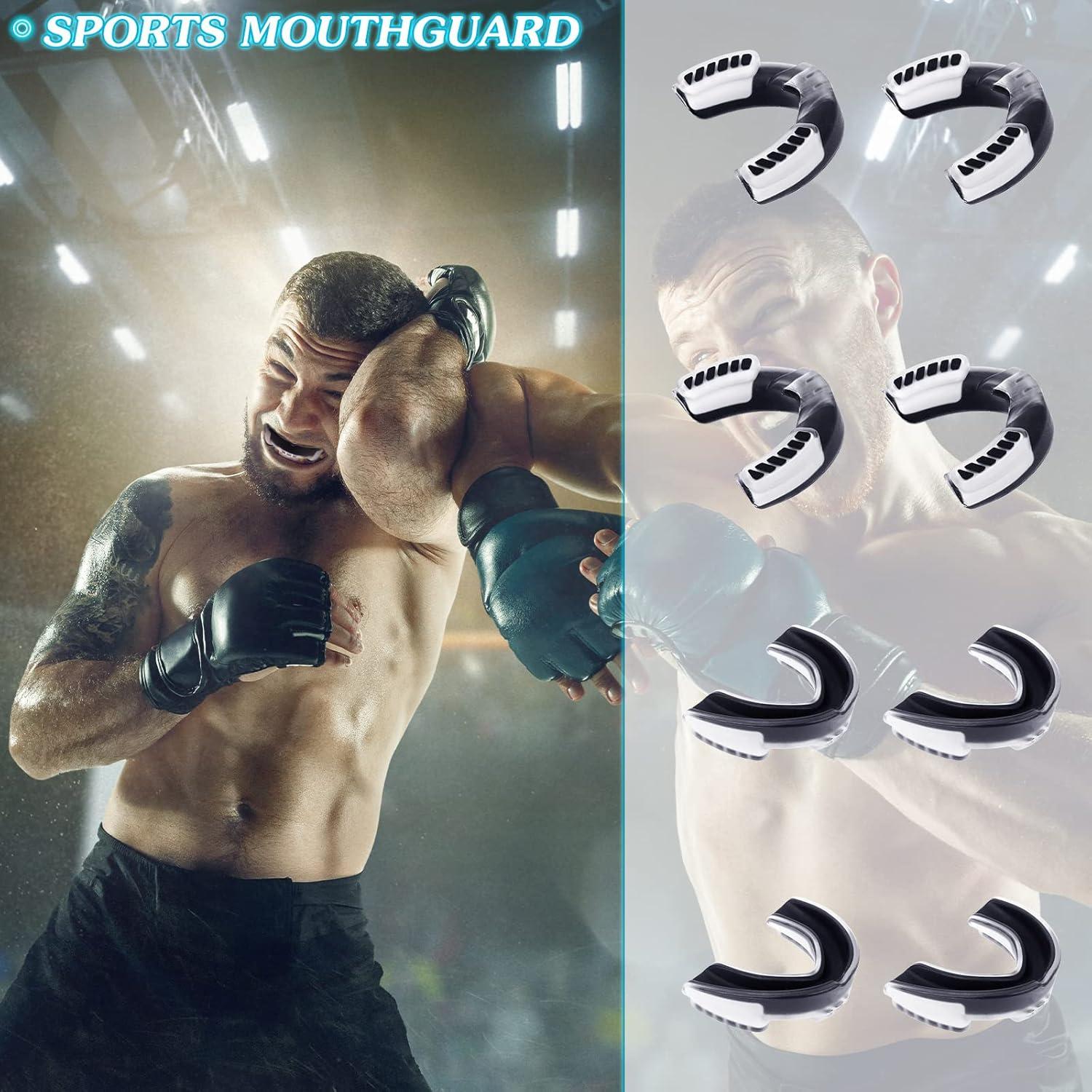 8 Protectores Bucales Juveniles TOODOO con Correa para Deportes