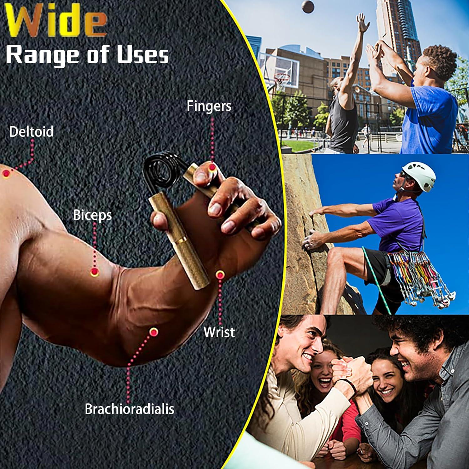 Juego de 6 Entrenadores de Fuerza de Agarre Mvovuil 22-136 kg