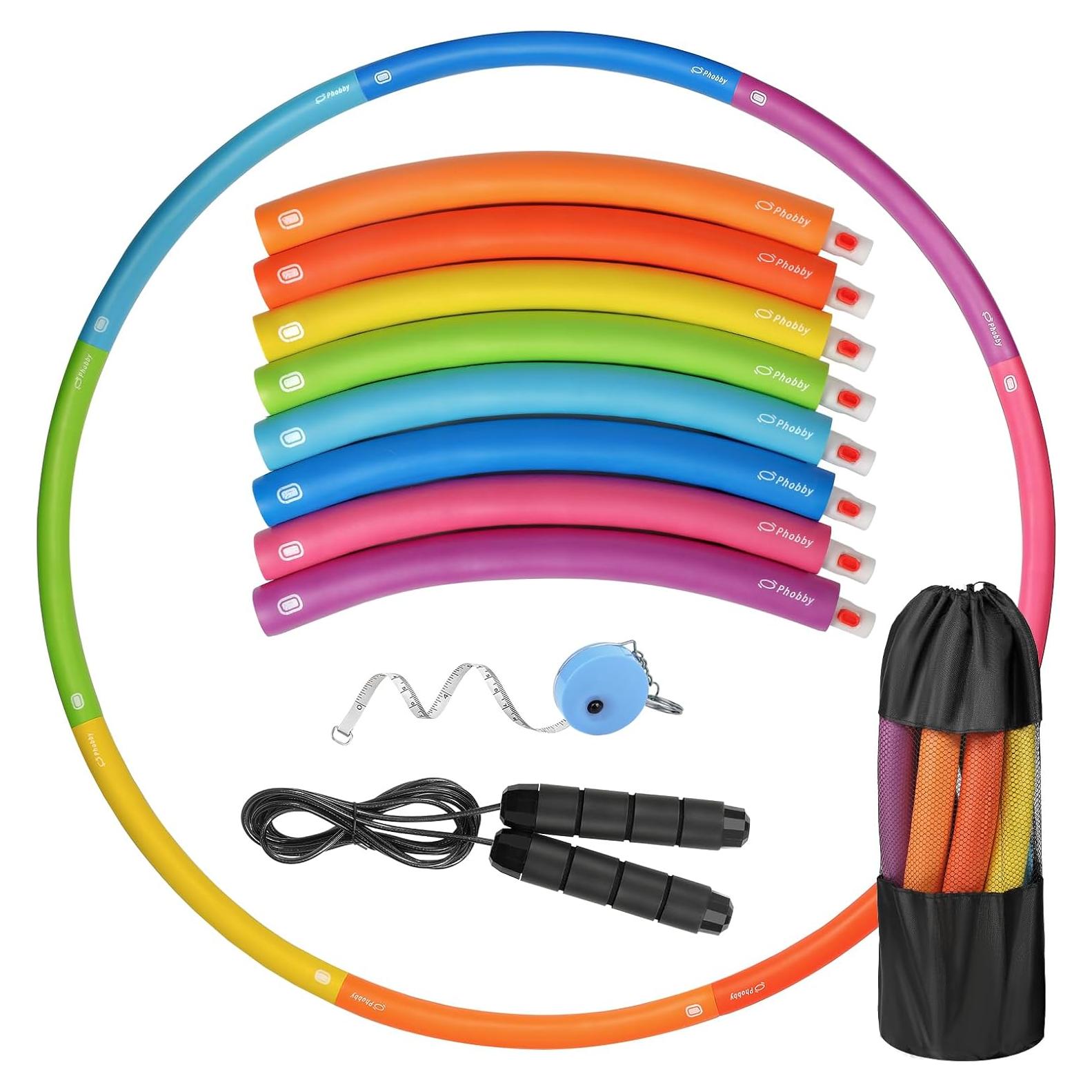 Aro de Ejercicio Ajustable Phobby HOOP V2 1kg Multicolor