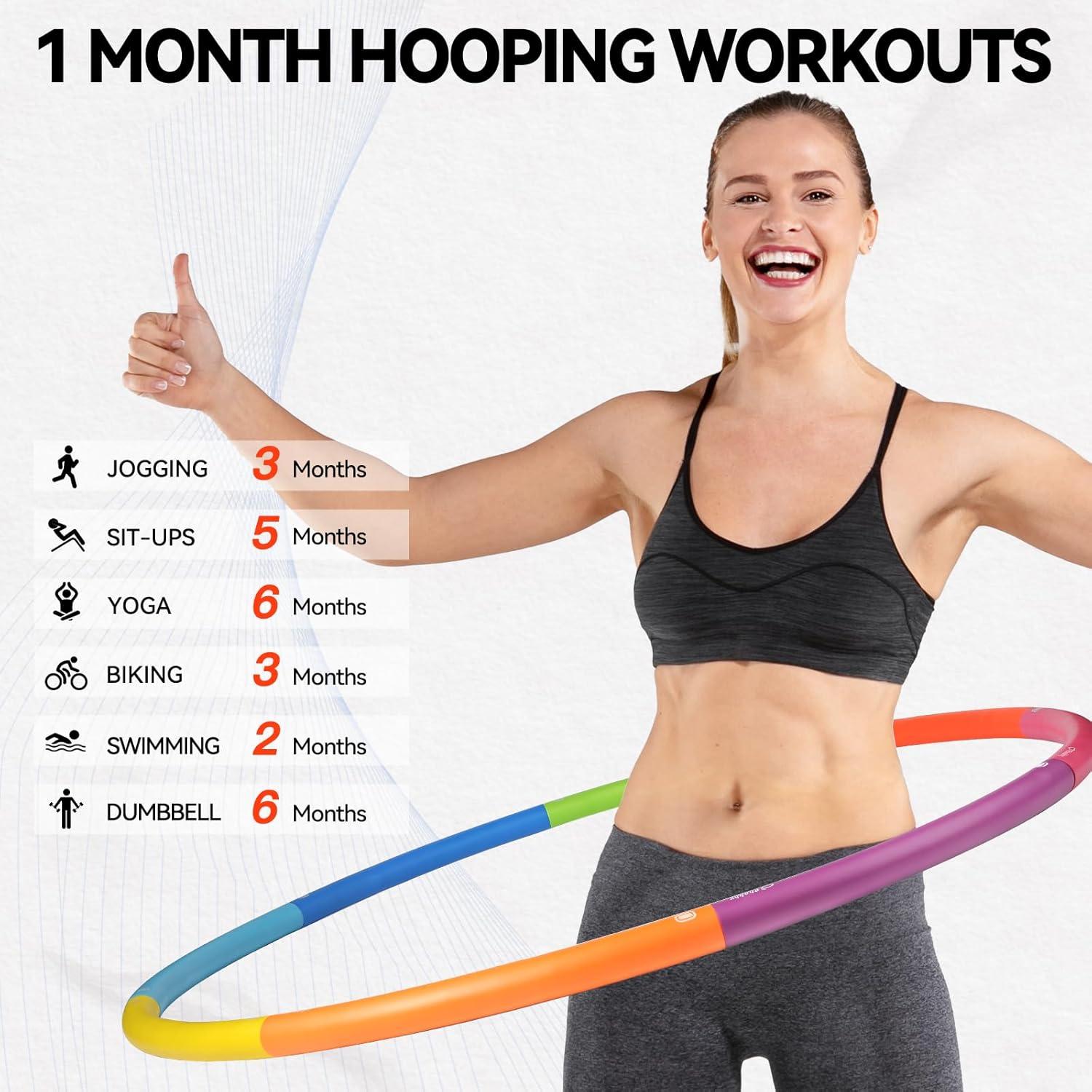 Aro de Ejercicio Ajustable Phobby HOOP V2 1kg Multicolor