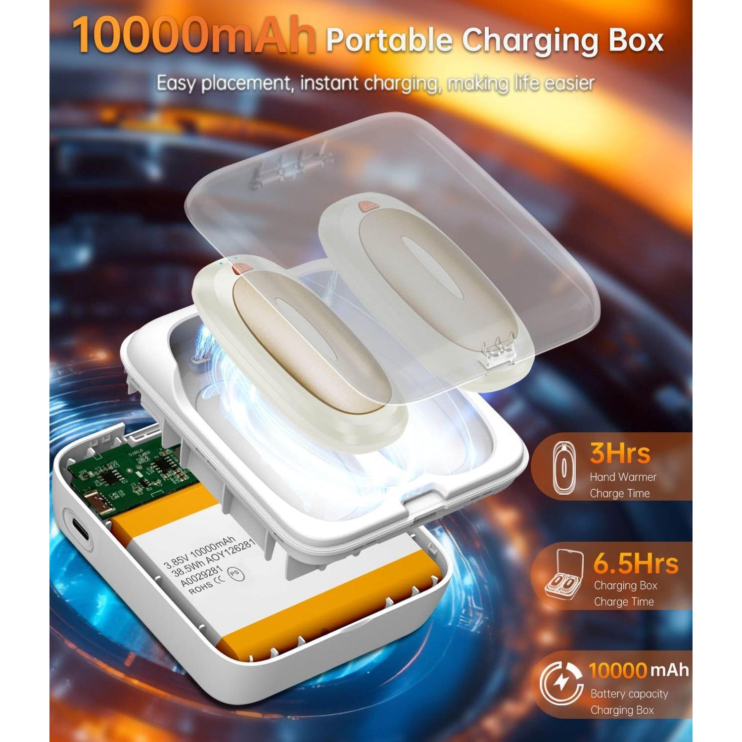 Calentadores de Manos Recargables Tydse N1 2000mAh 2 Piezas