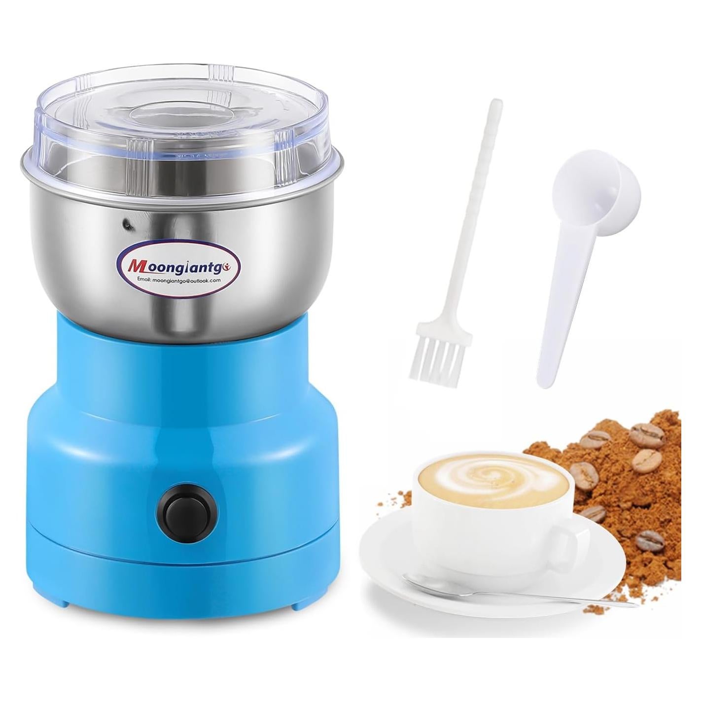 Molinillo de Café Eléctrico Moongiantgo 200W Mini Azul