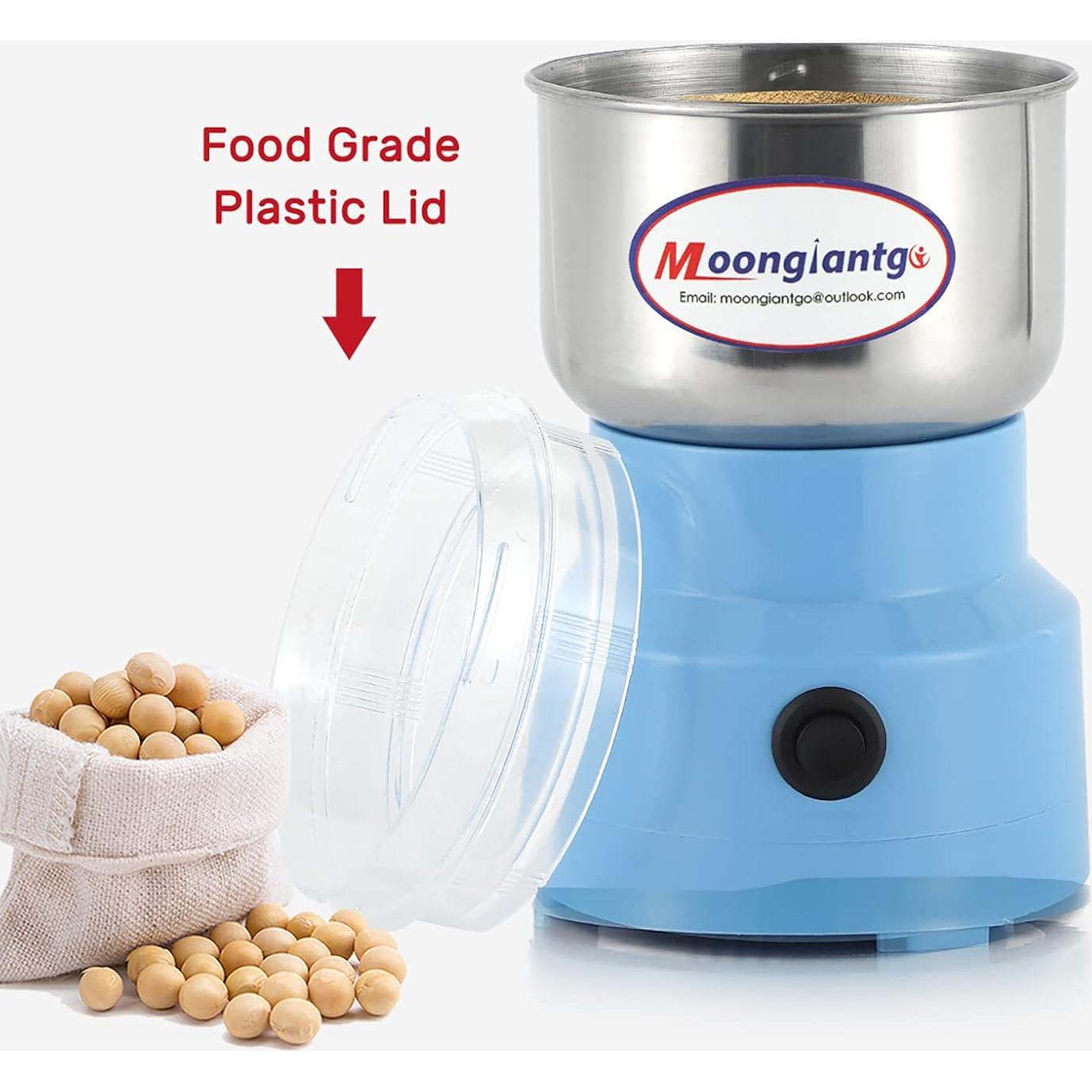 Molinillo de Café Eléctrico Moongiantgo 200W Mini Azul